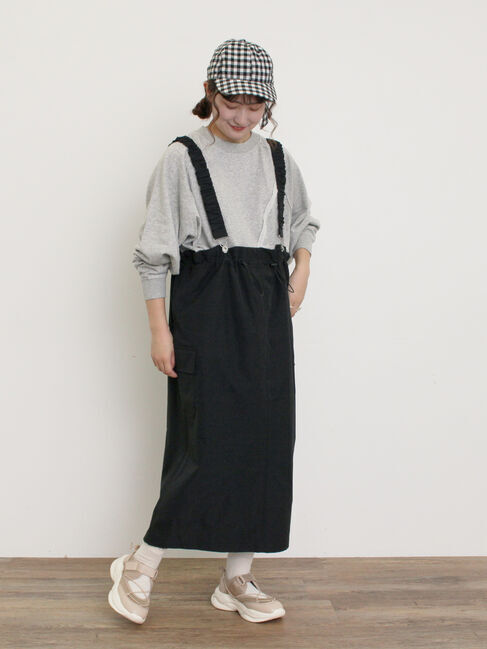 Samansa Mos2「ミニ裏毛ブロッキングショートスウェット」|Tシャツ・カットソー|