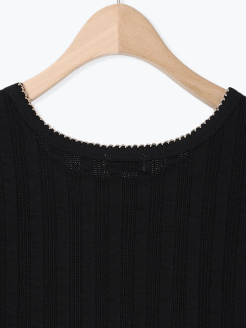 Samansa Mos2「配色ピコトリミングノースリ」|Tシャツ・カットソー|