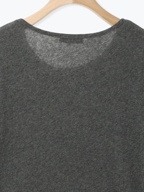 Samansa Mos2「【吸湿発熱】ベア天無地クルーネック」|Tシャツ・カットソー|