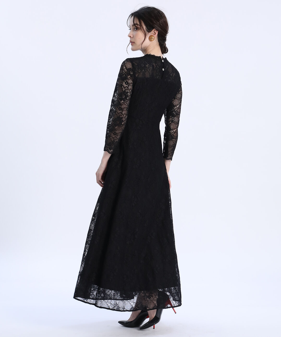 Maglie le cassetto「《M Maglie le cassetto》ラッセルレースロングドレス」|ワンピース|