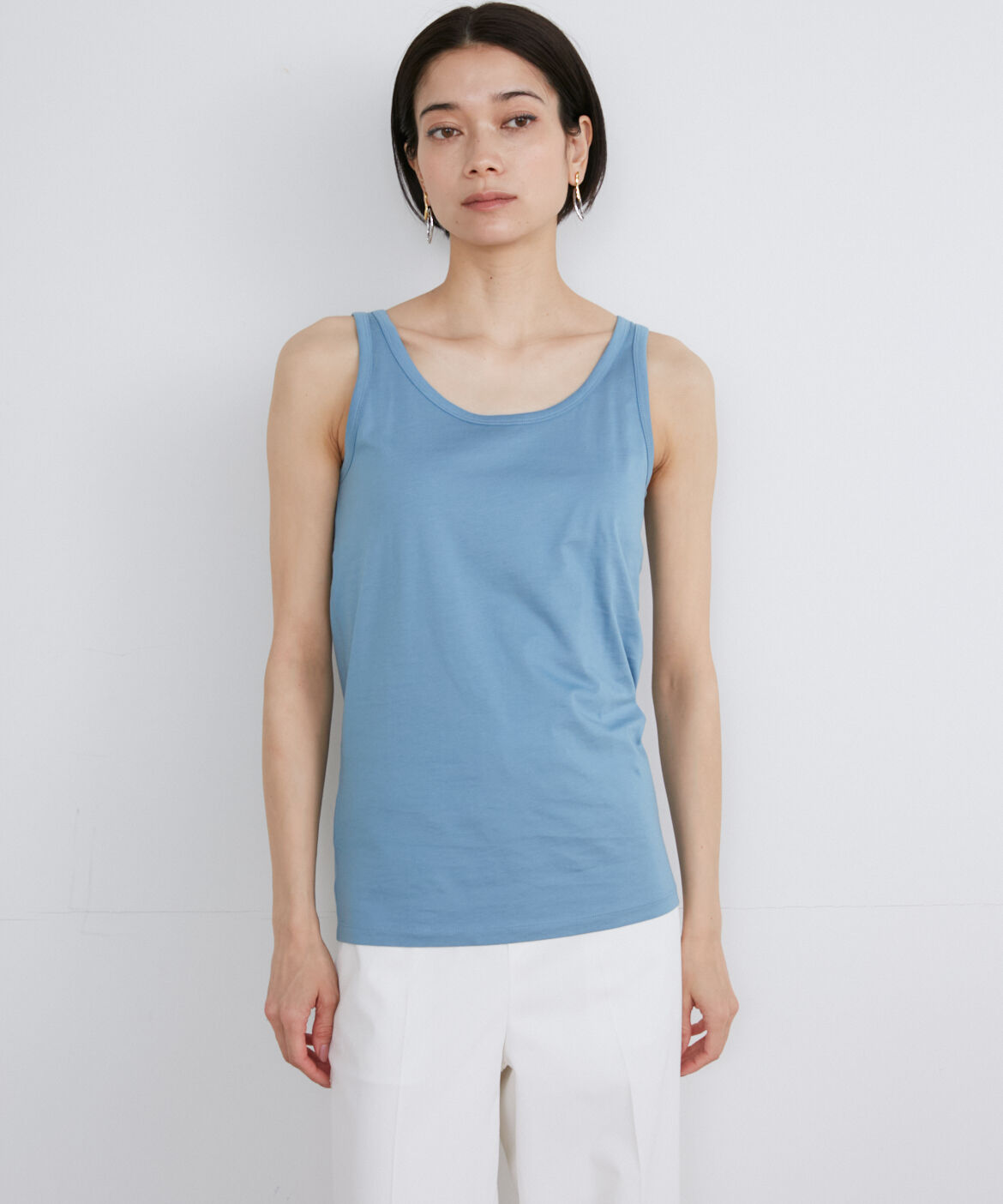 INED「タンクトップ《スビン綿MIX天竺/A-GIRL&rsquo;S 》」|タンクトップ|