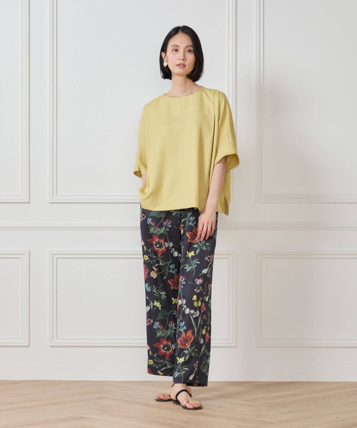 7-IDconcept.「《大きいサイズ》ドルマンタックブラウス」|シャツ・ブラウス|