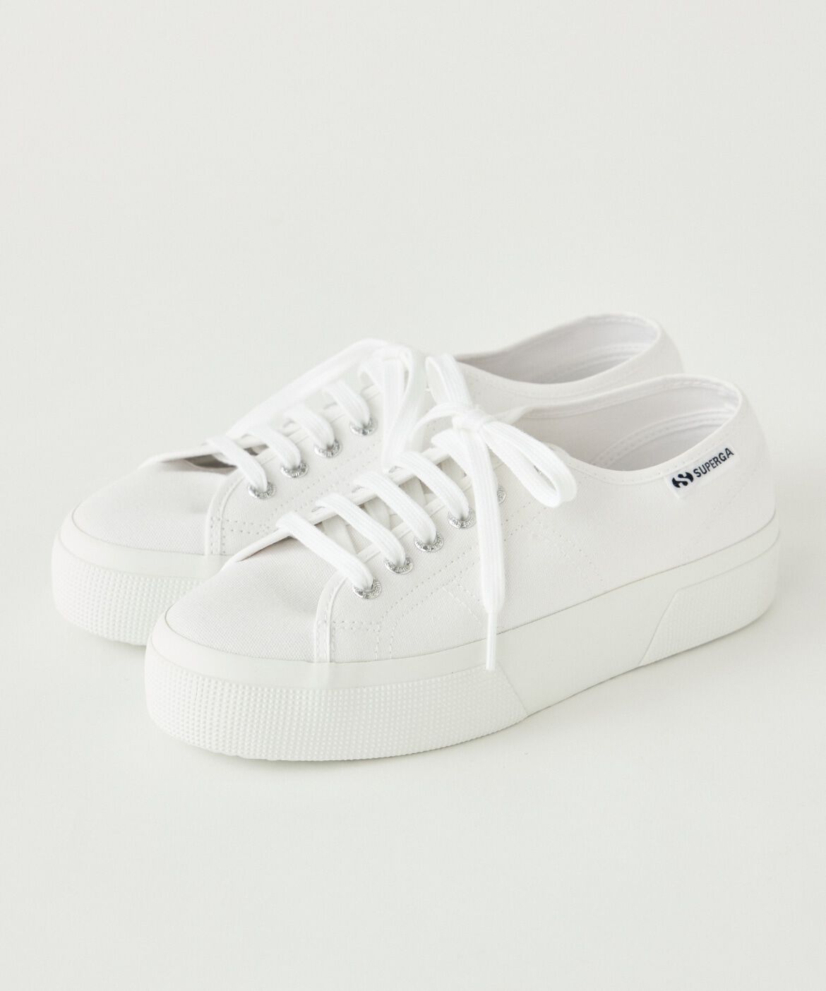 INED「《SUPERGA》3740 PLATFORM LEGGERA　スニーカー」|スニーカー|オフホワイト1
