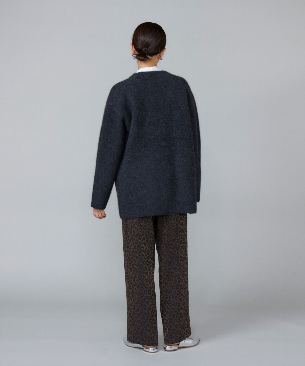 Le Souk「ラクーン接結編みニットジャケット」|カーディガン|