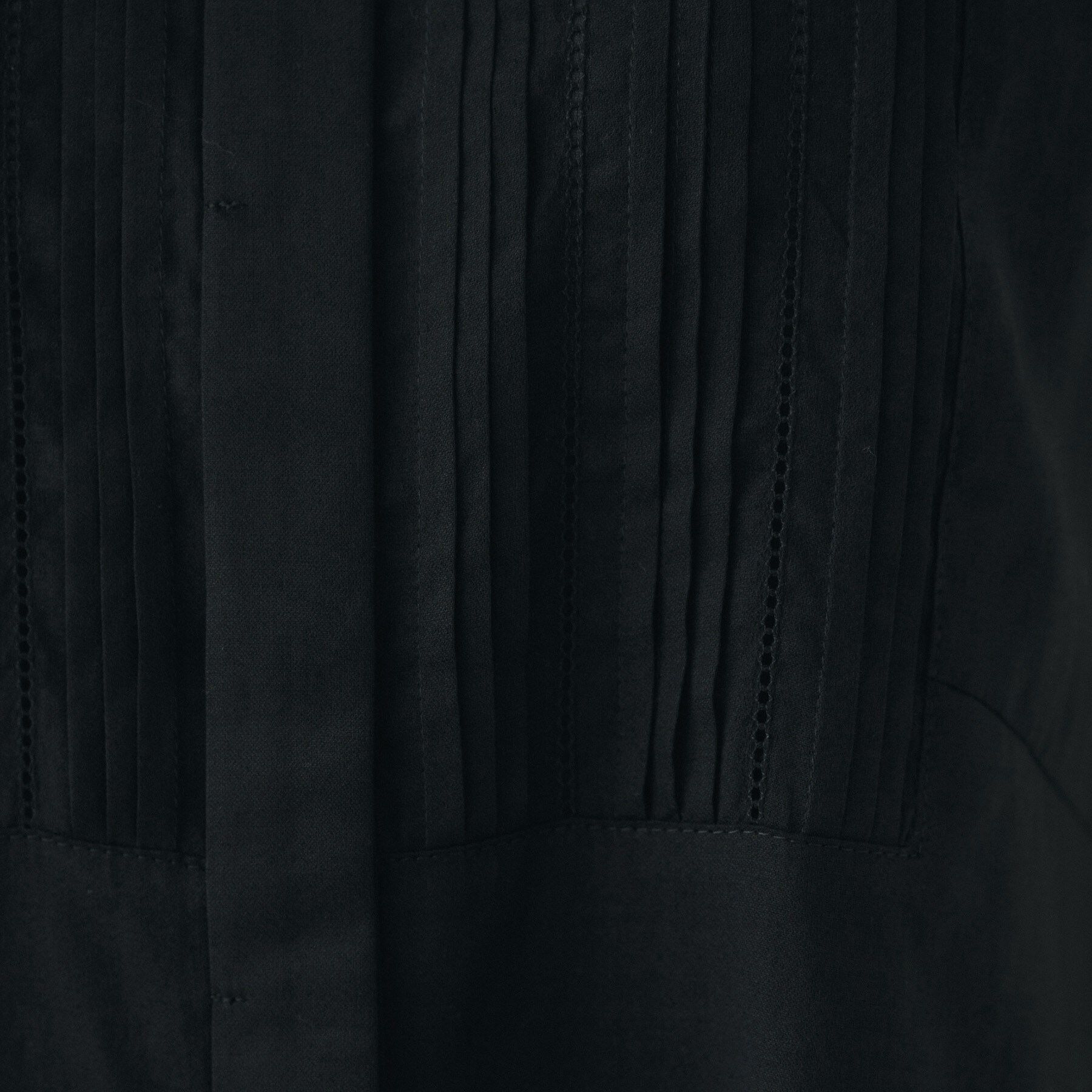 UNTITLED「【シアー/前開き/夏ワンピ】コットンピンタックワンピース」|ワンピース|