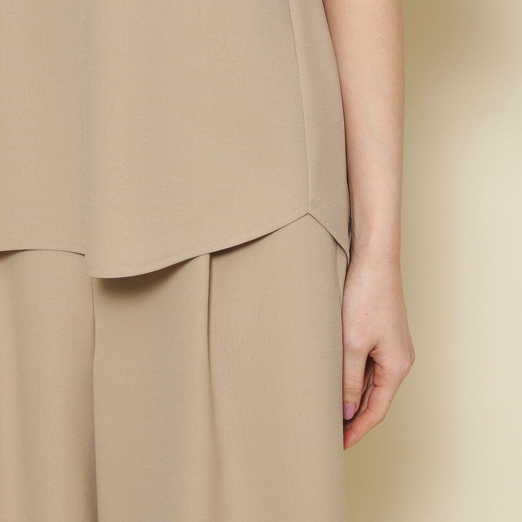 COUP DE CHANCE「【洗える／／セットアップ可】リラクシー大人フリルブラウス」|シャツ・ブラウス|