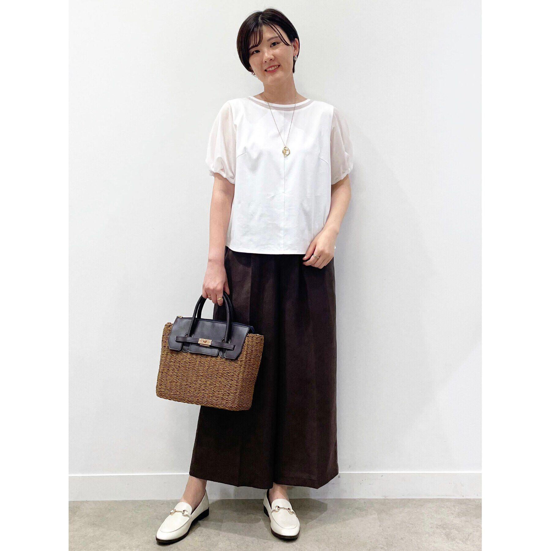 Reflect「【SALE／接触冷感／マシンウォッシュ可】シアースリーブカットソー」|Tシャツ・カットソー|