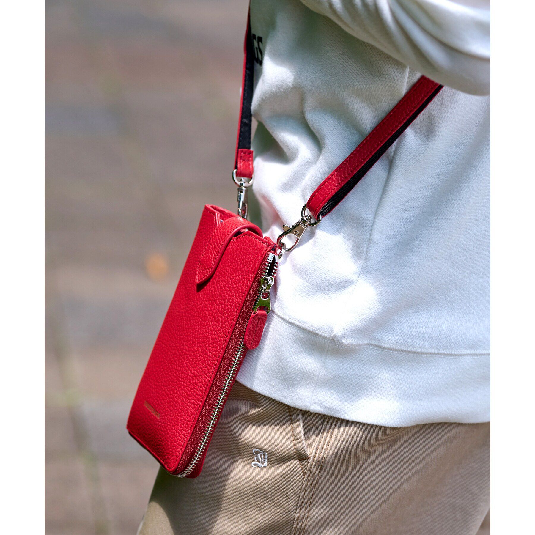 DRESSTERIOR「【Safari5月号掲載】イタリアレザースマホショルダーバッグ」|ショルダー・メッセンジャー|