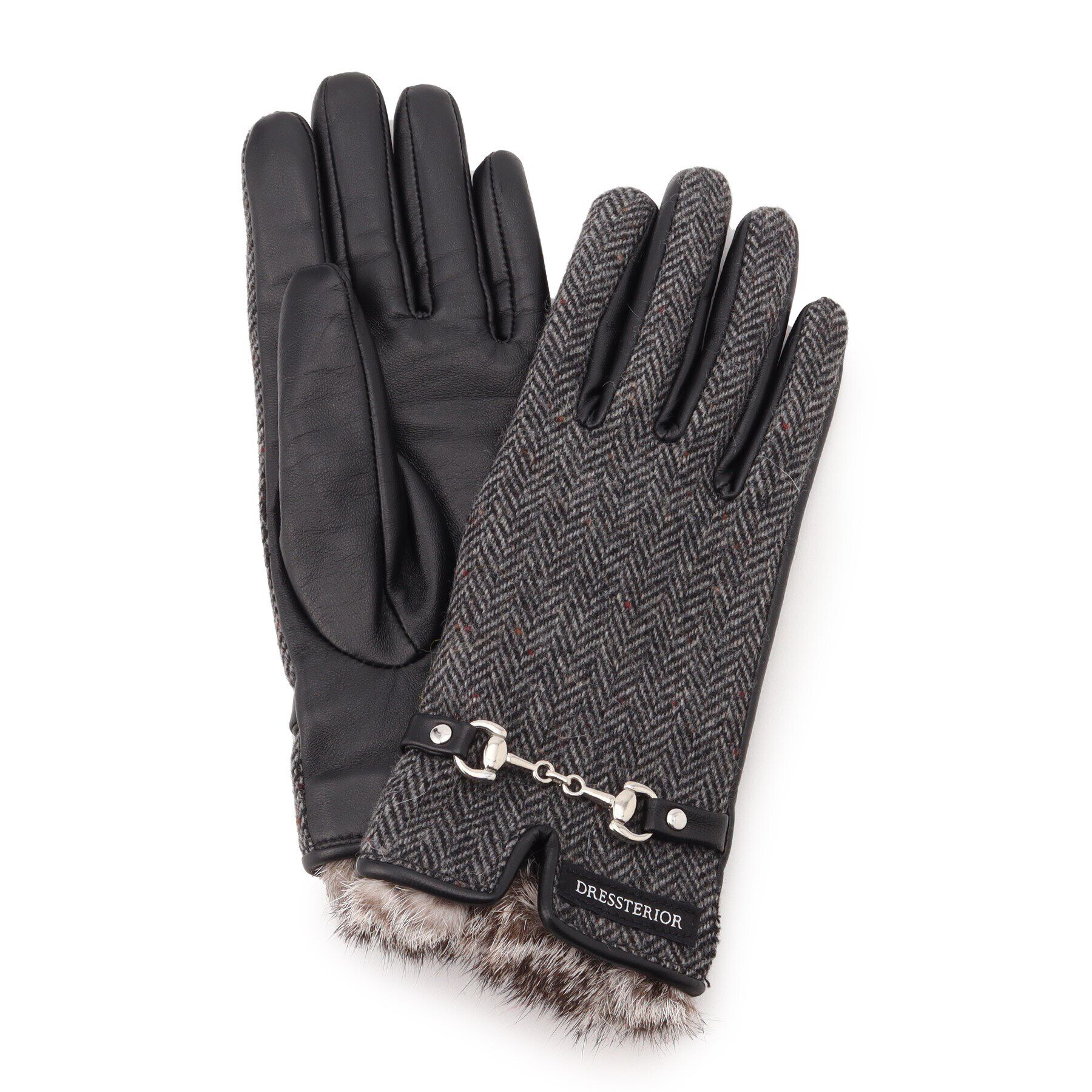 DRESSTERIOR「【スマホ対応】ラビットファースマートフォングローブ」|手袋|