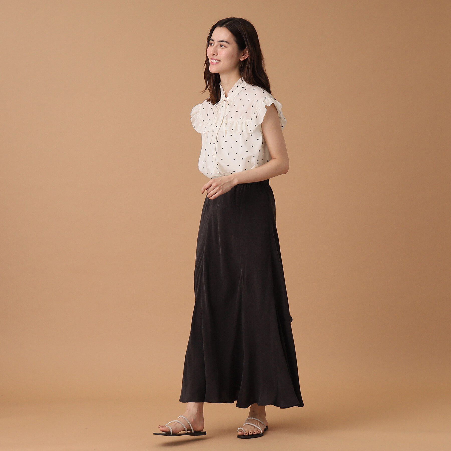 DRESSTERIOR「【洗える/大人カジュアル】キュプラフィブリルスカート」|スカート|