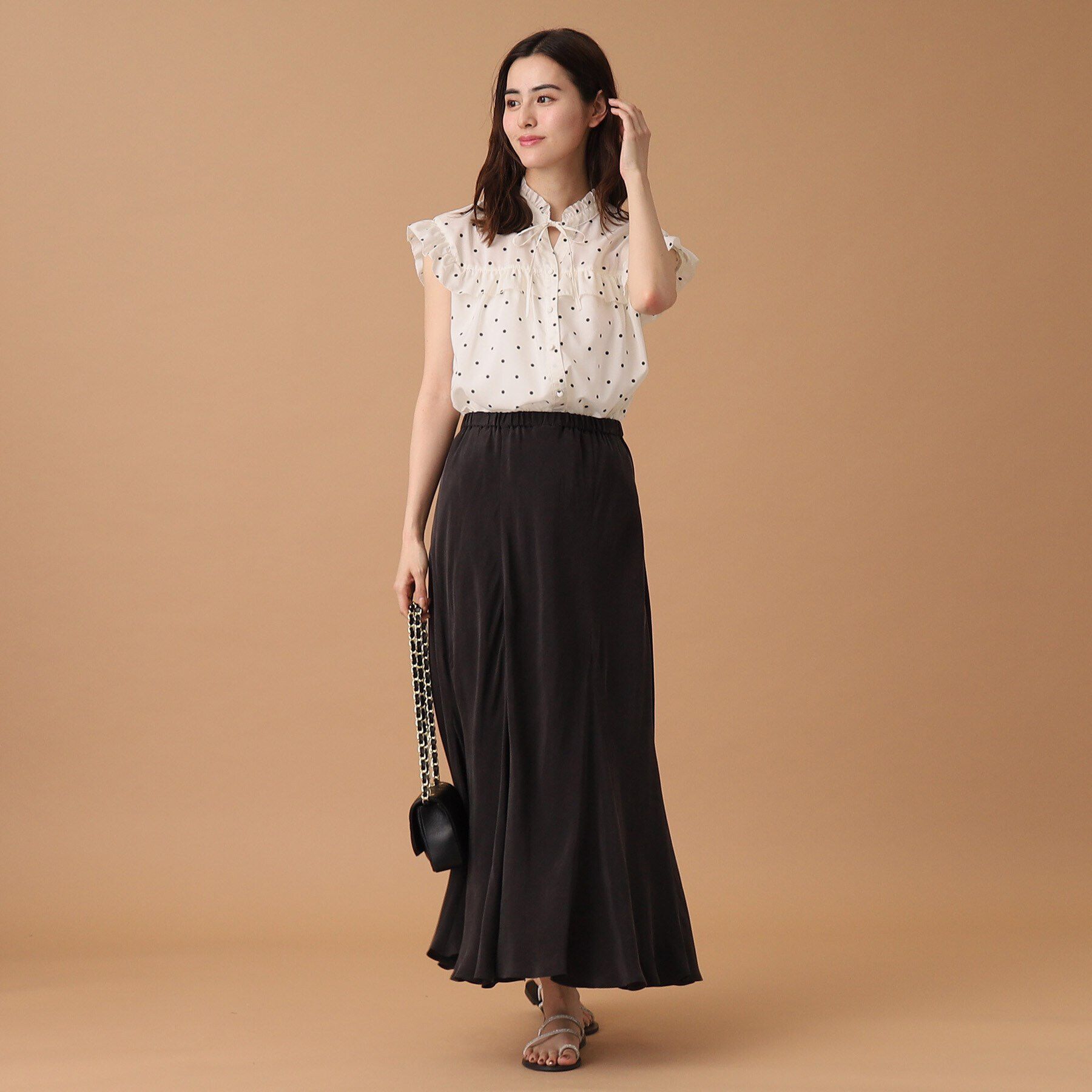 DRESSTERIOR「【洗える/大人カジュアル】キュプラフィブリルスカート」|スカート|