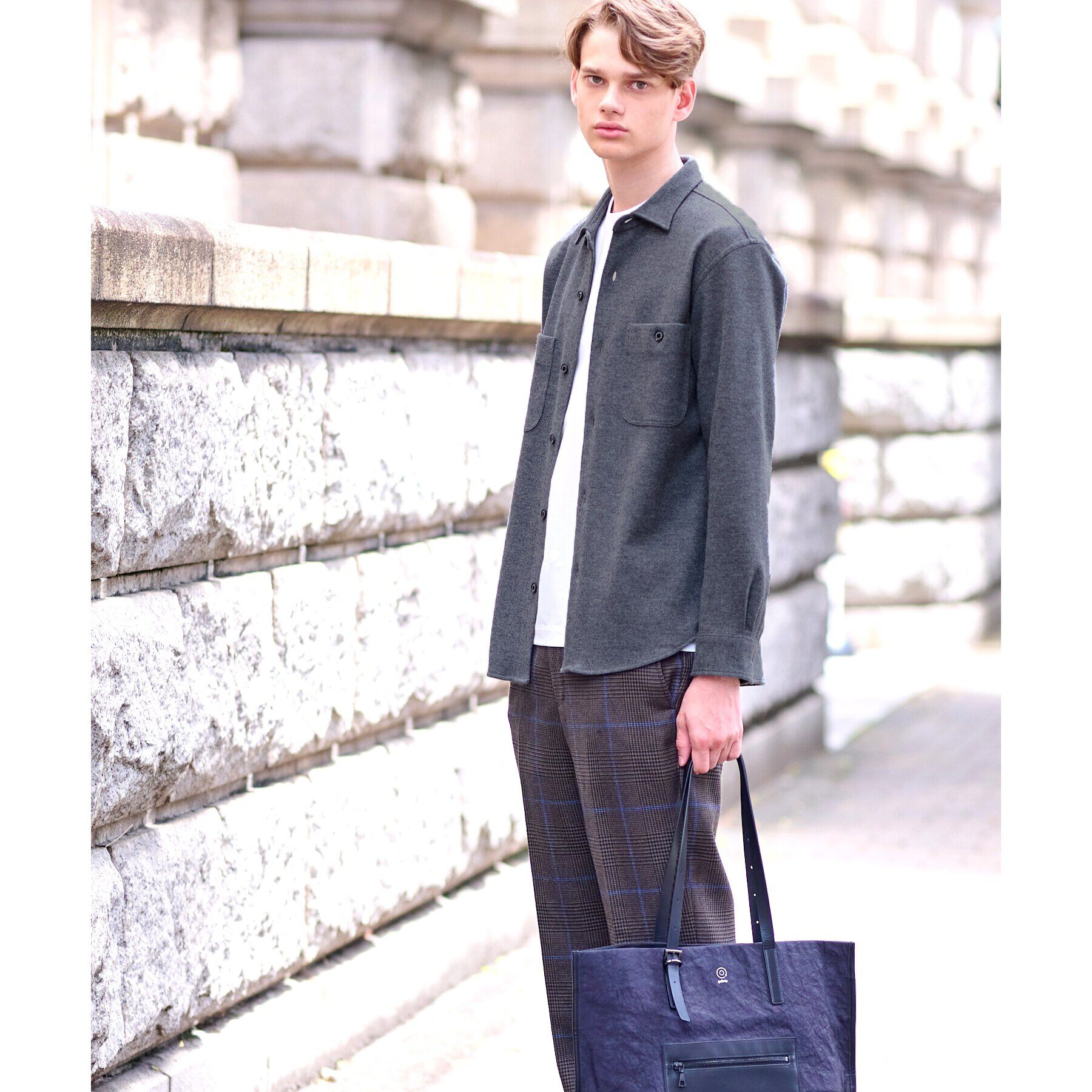 DRESSTERIOR「ニットソーシャツ」|シャツ・ブラウス|