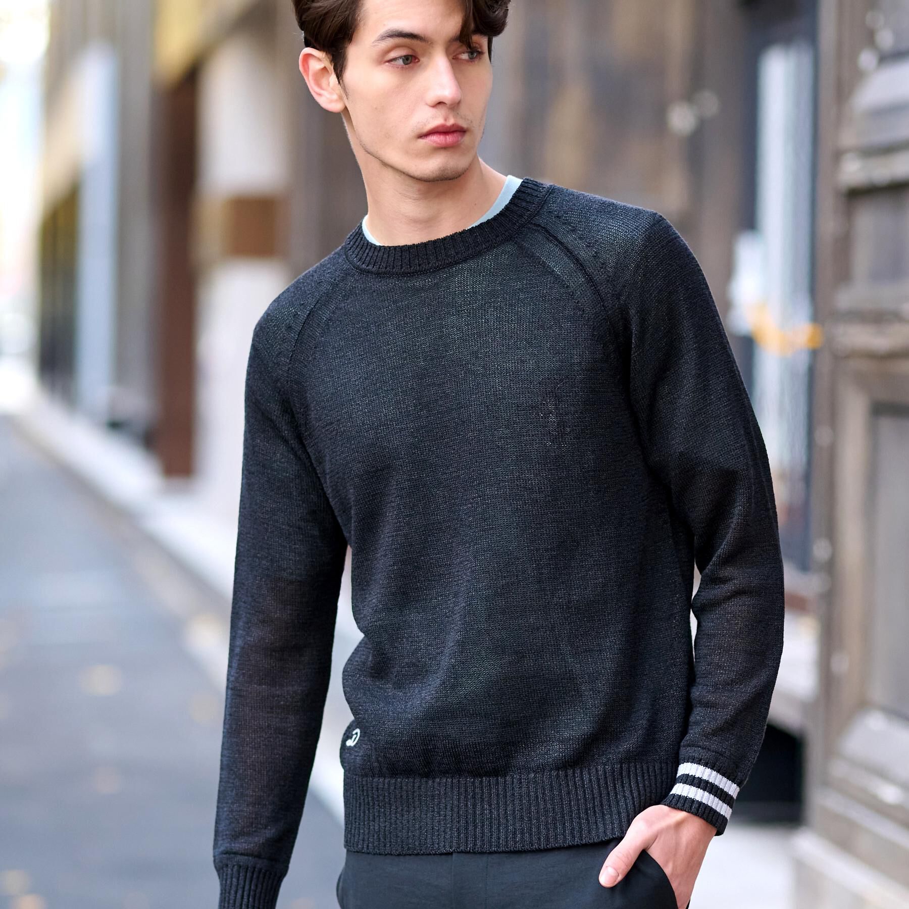 DRESSTERIOR「ペーパーコットン ドライニット」|ニット・セーター|