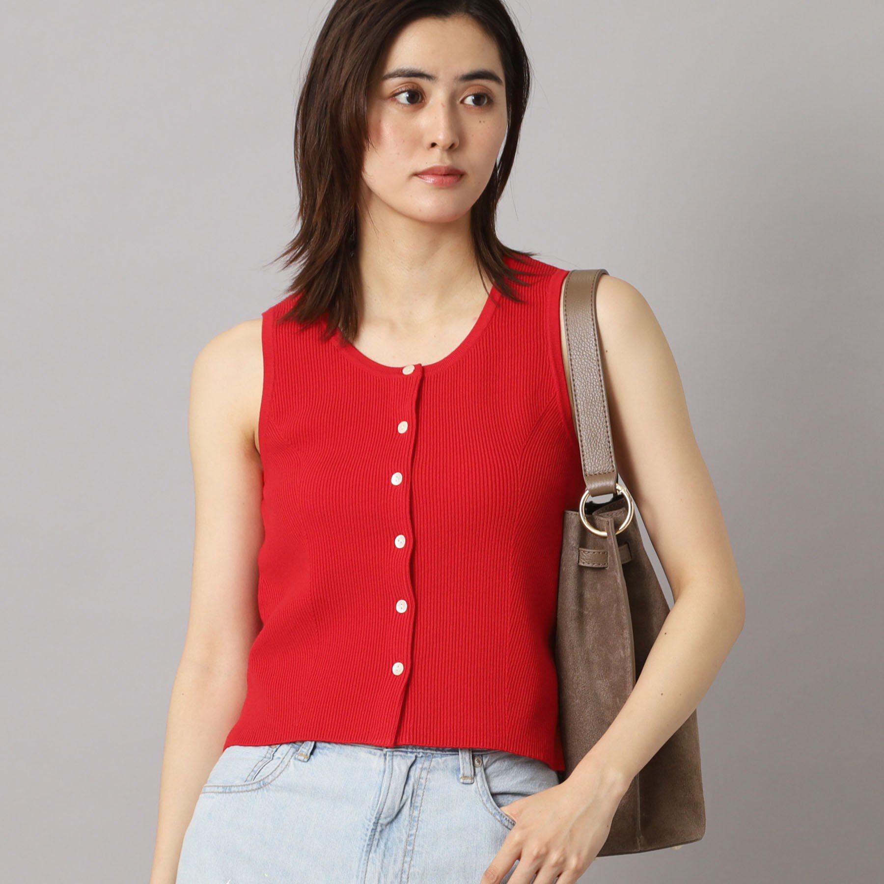 DRESSTERIOR「◆A．P．C．（アーペーセー）DEBARDEUR AMBRE ノースリーブニット」|ニット・セーター|