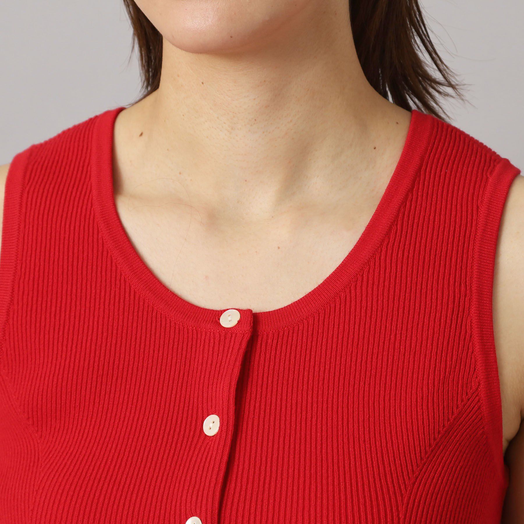 DRESSTERIOR「◆A．P．C．（アーペーセー）DEBARDEUR AMBRE ノースリーブニット」|ニット・セーター|