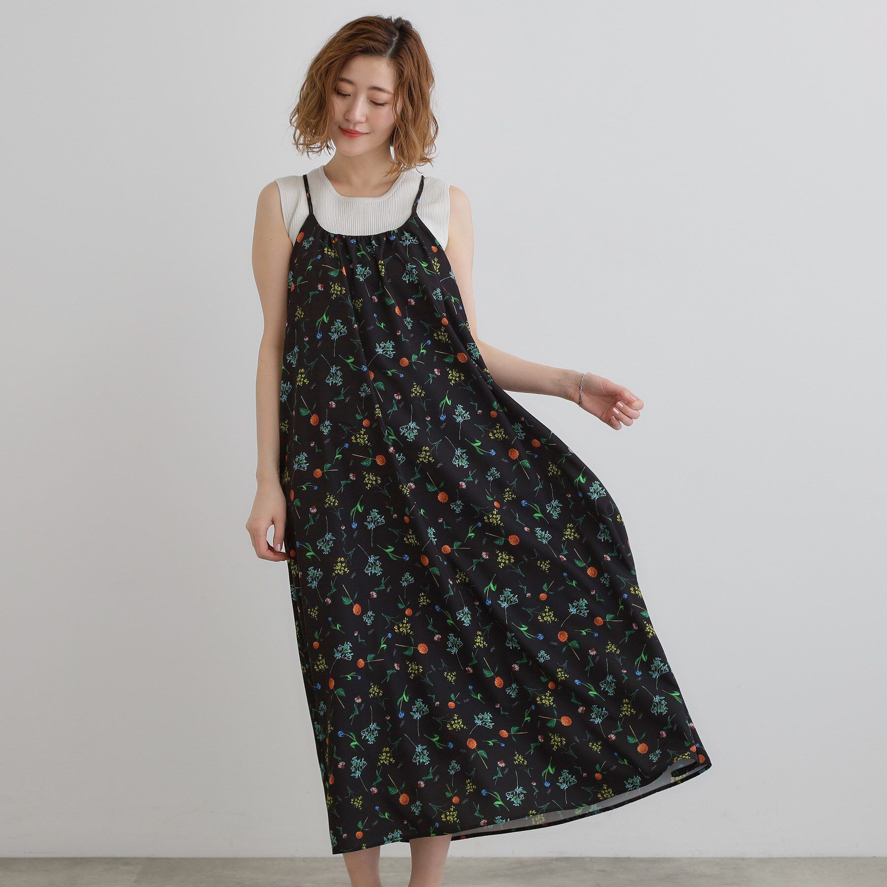 grove「【コラボITEM】DILIGENCE PARLOUR キャミワンピース」|ワンピース|