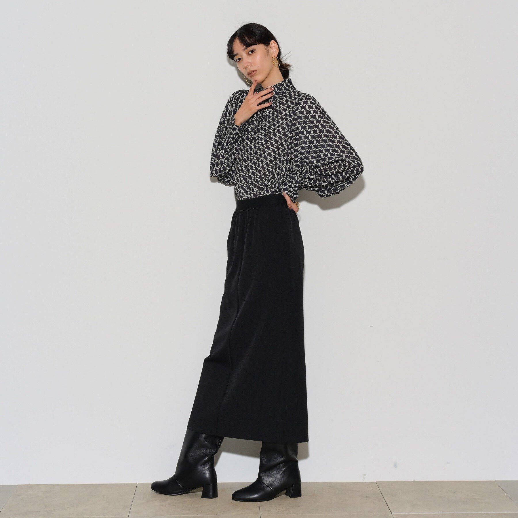 GALLEST「ヴィンテージ柄ブラウス」|シャツ・ブラウス|