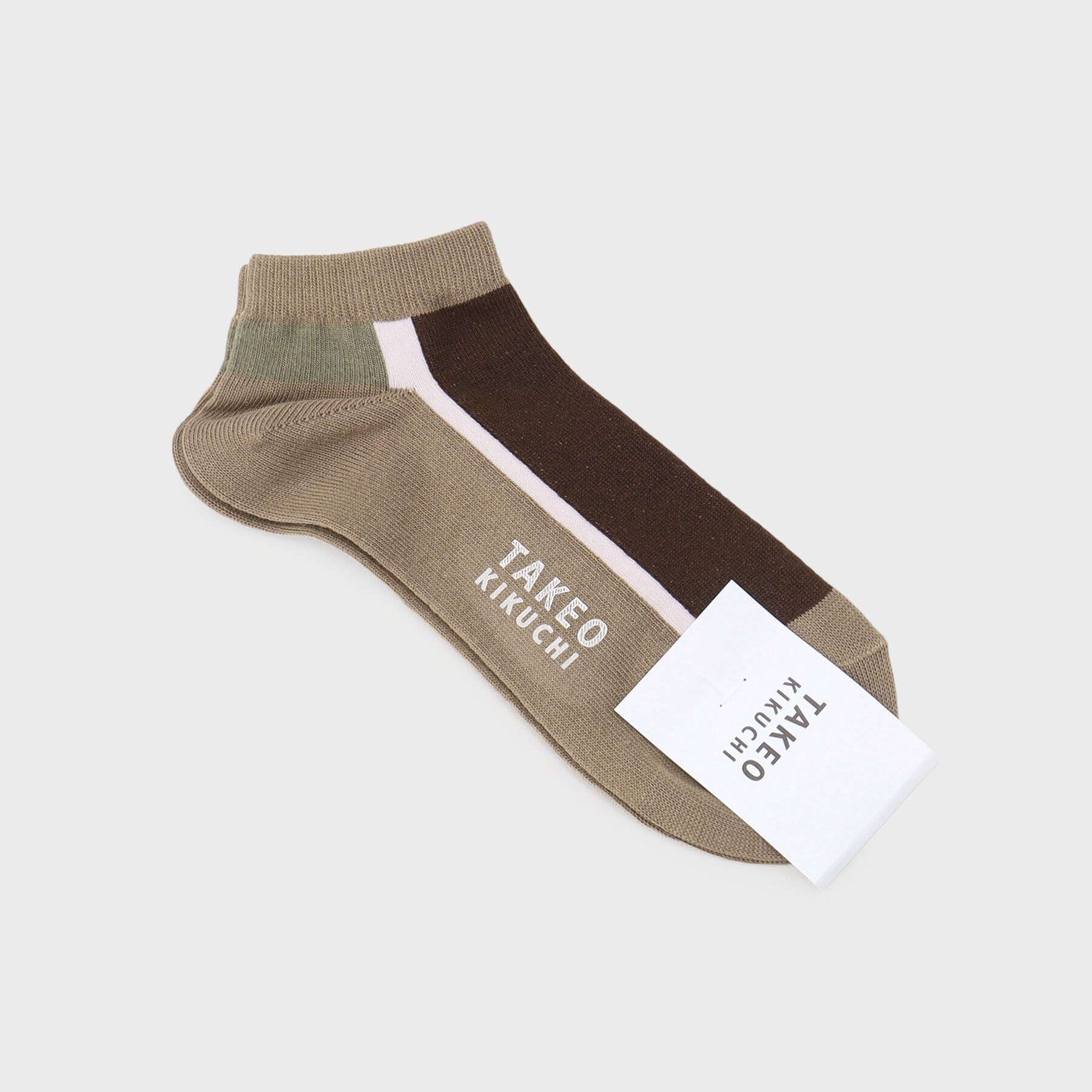 TAKEO KIKUCHI「カラーブロックショートソックス」|ソックス|ﾍﾞｰｼﾞｭ(552)
