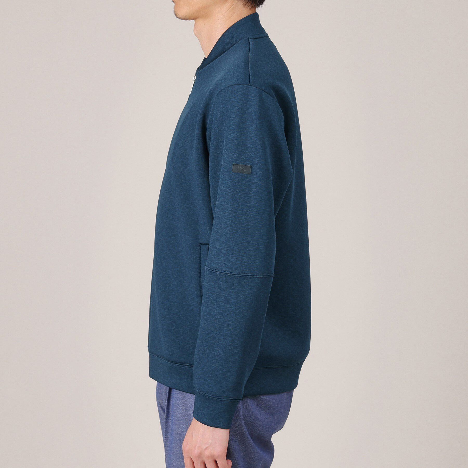 TAKEO KIKUCHI「メランジ ダンボール ジップ ブルゾン」|ブルゾン・スタジャン|