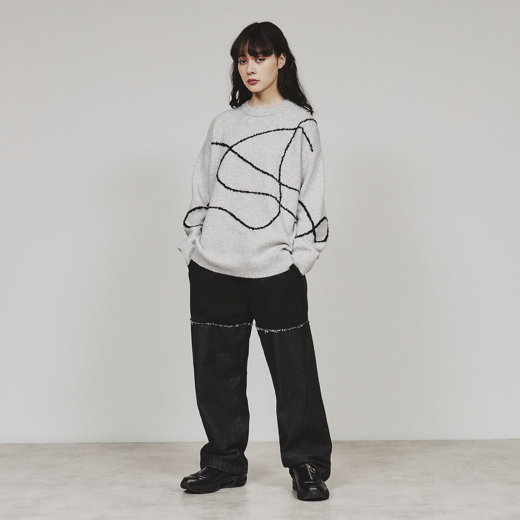 tk.TAKEO KIKUCHI「デニムコンビスウェットパンツ」|その他|