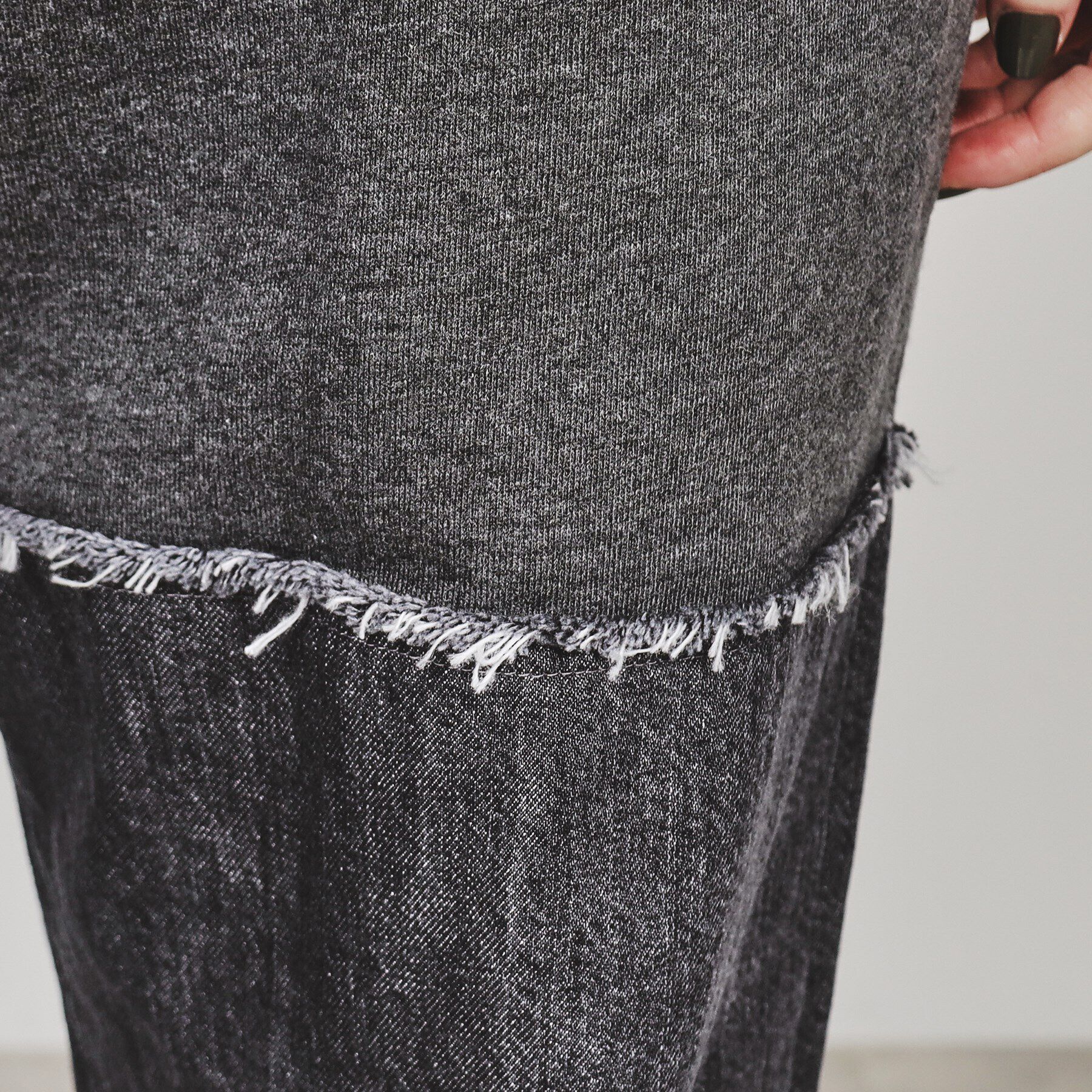 tk.TAKEO KIKUCHI「デニムコンビスウェットパンツ」|その他|