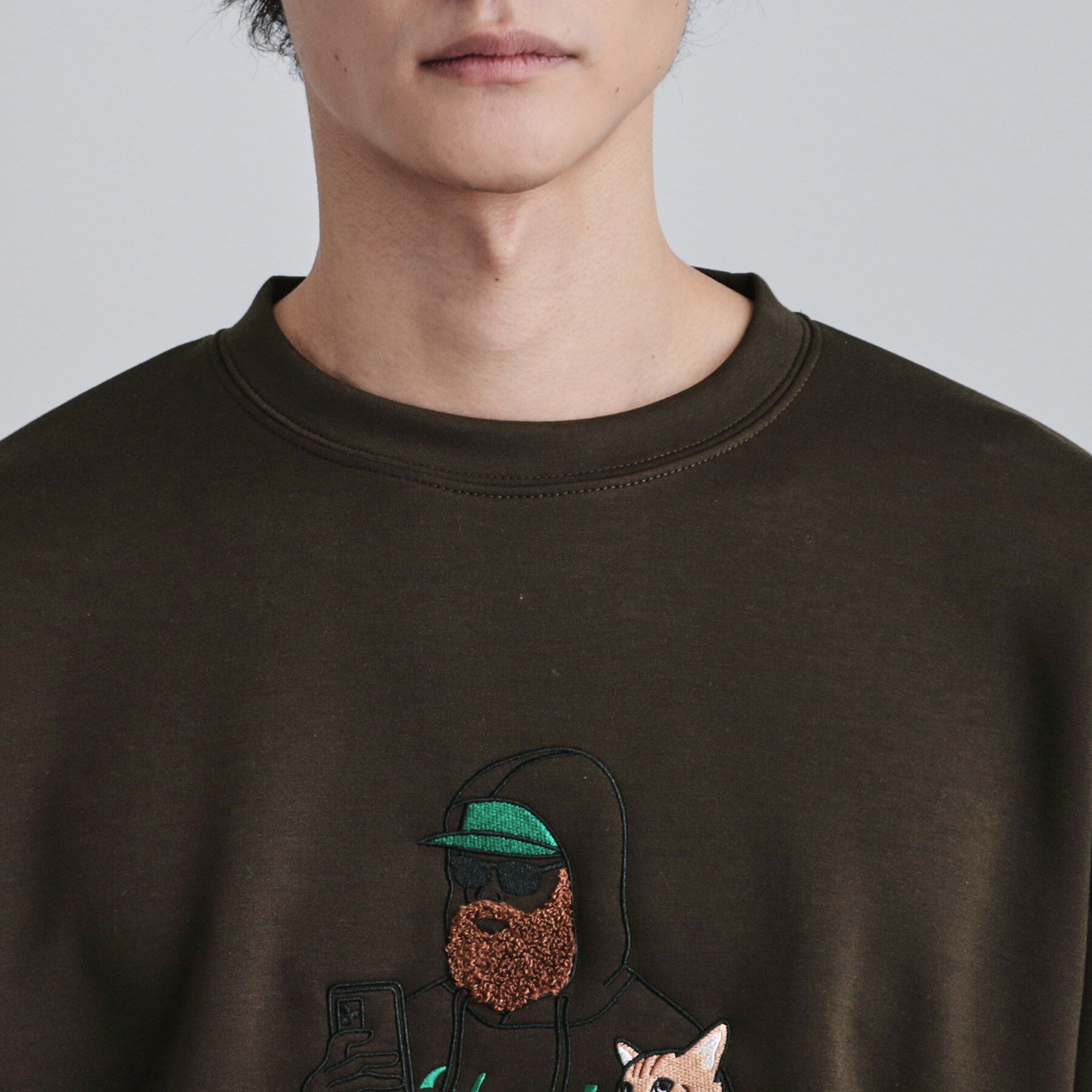 tk.TAKEO KIKUCHI「ヒゲサガラスウェット」|パーカー|