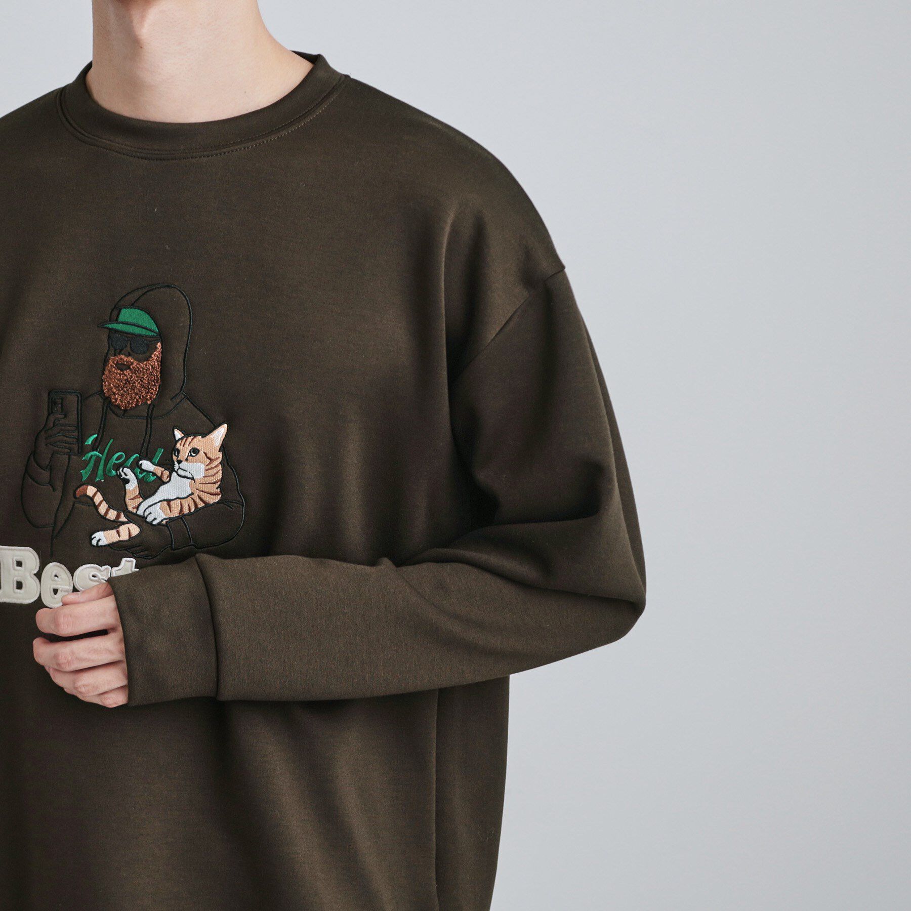 tk.TAKEO KIKUCHI「ヒゲサガラスウェット」|パーカー|