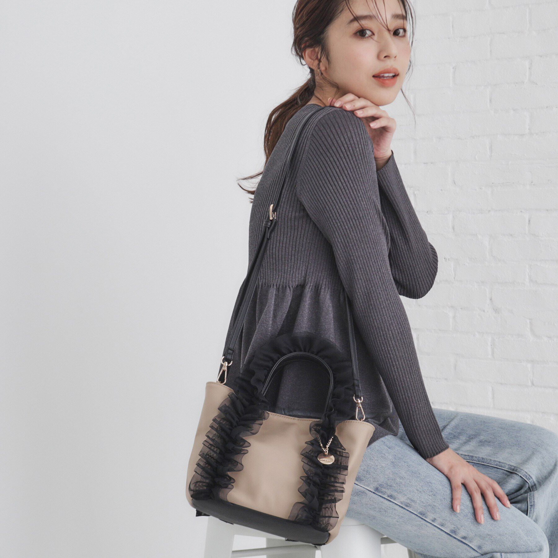 index「2WAYフリルショルダーバッグ」|ショルダー・メッセンジャー|