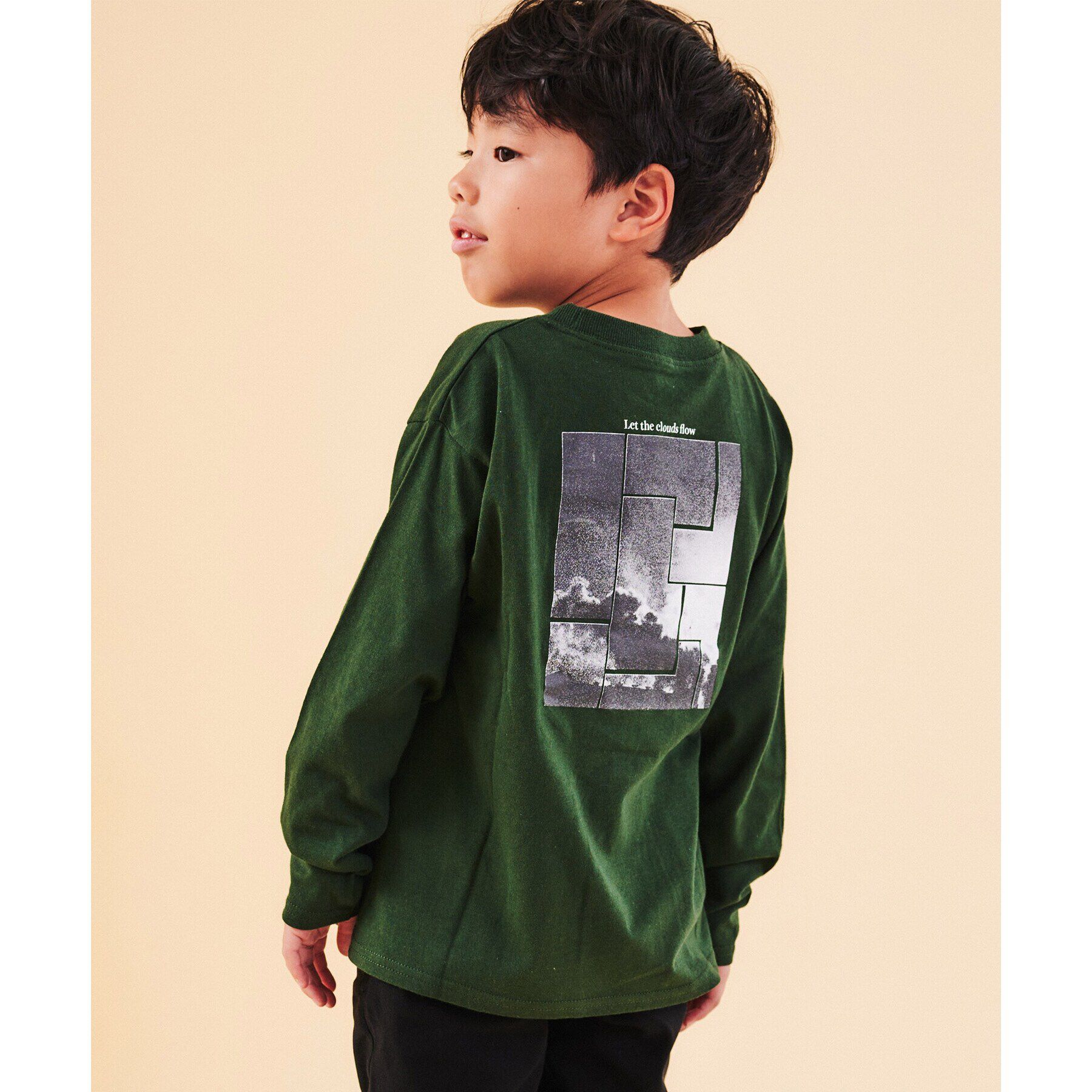 THE SHOP TK「【110－160/親子リンク】オーガビッツコットンプリントTシャツ/洗濯機OK」|Tシャツ・カットソー|