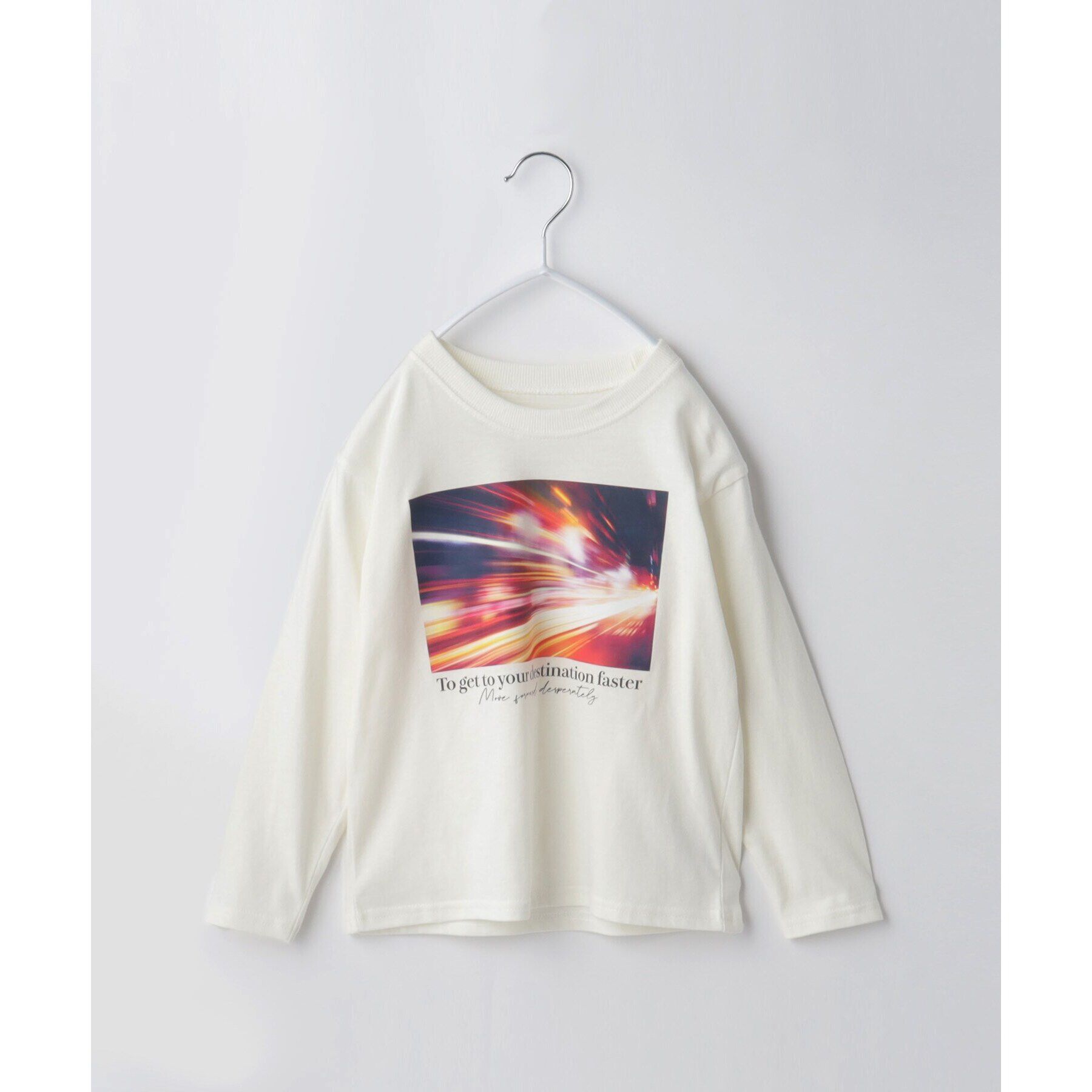 THE SHOP TK「【110－160/親子リンク】オーガビッツコットンプリントTシャツ/洗濯機OK」|Tシャツ・カットソー|