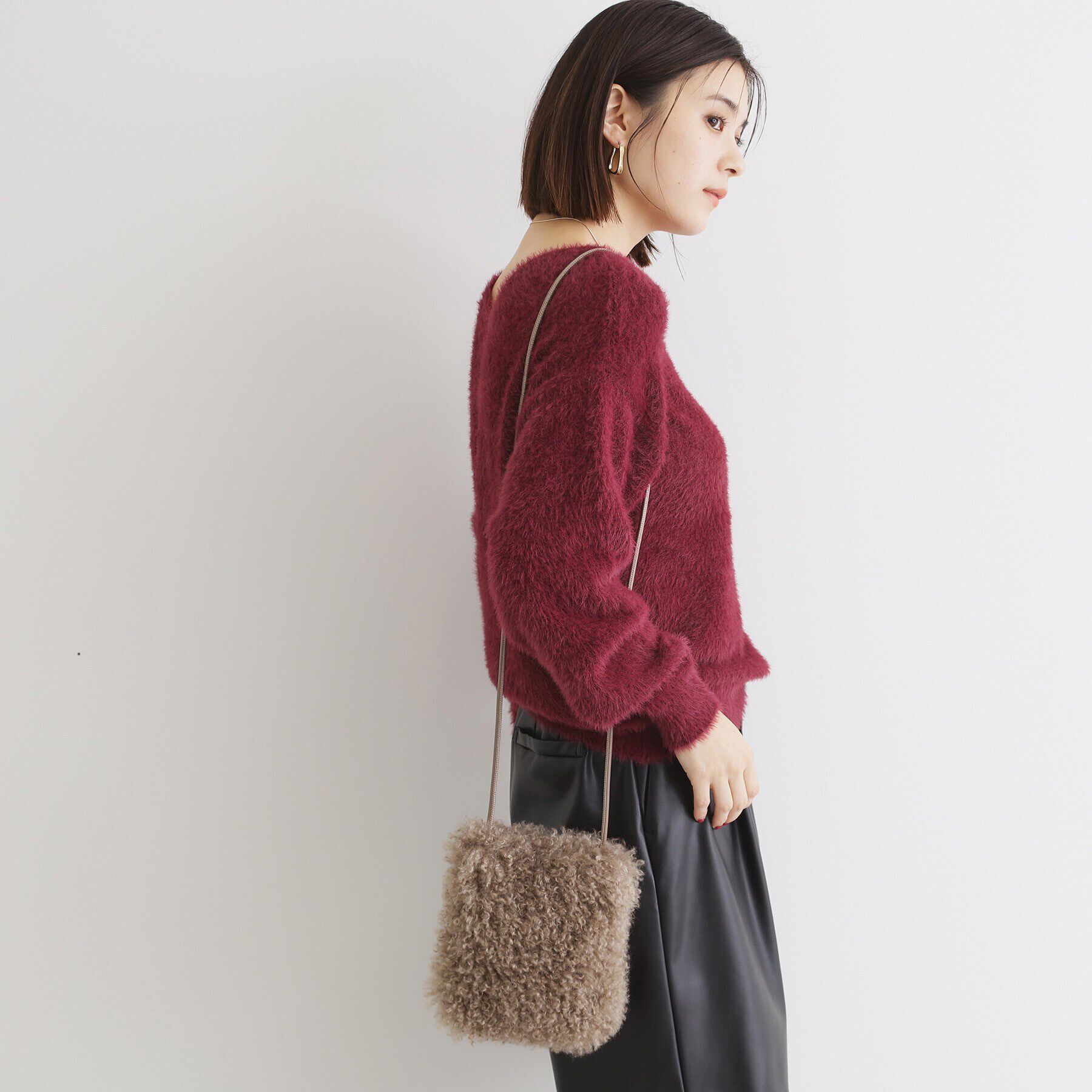 THE SHOP TK「ファーアソートミニショルダー」|ショルダー・メッセンジャー|