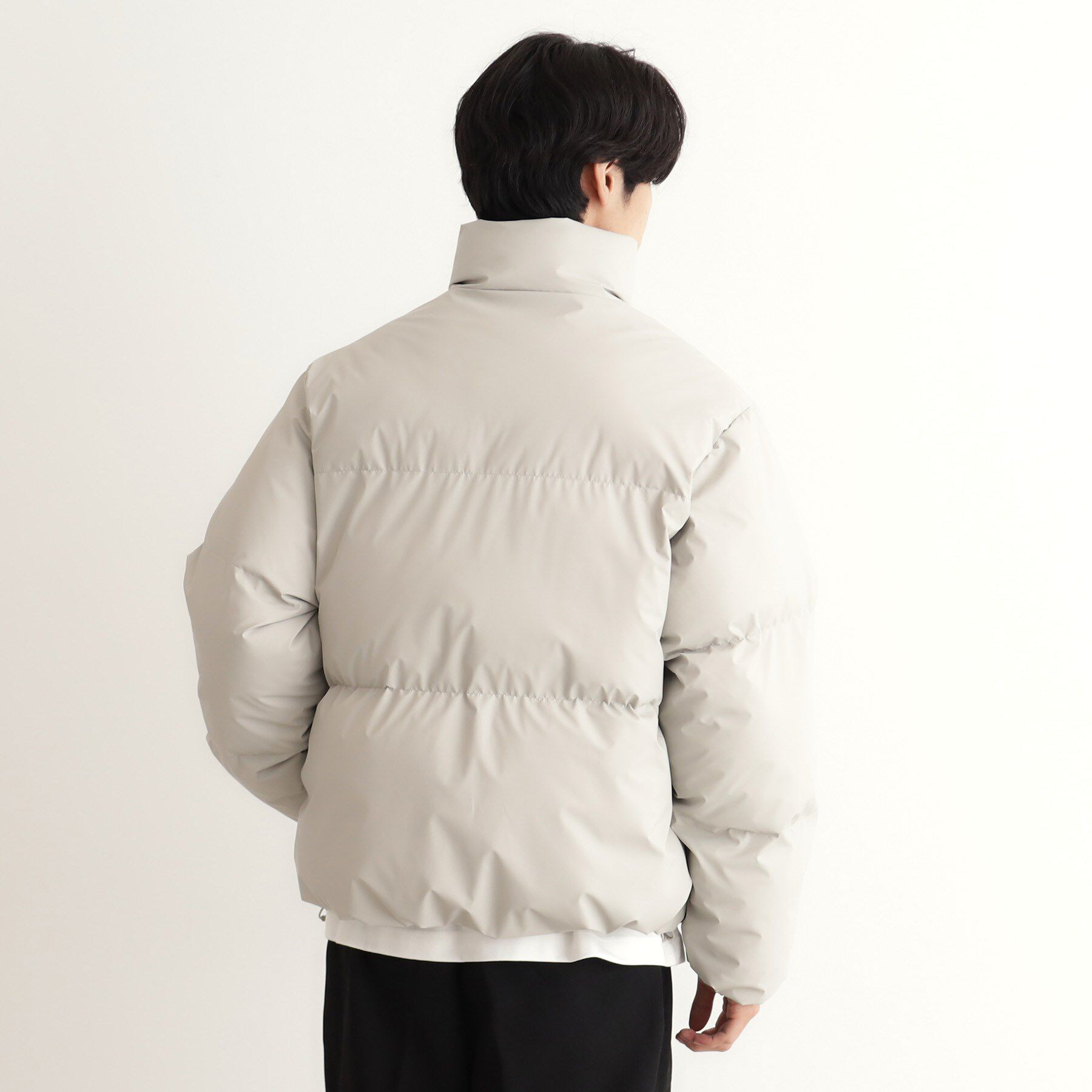 THE SHOP TK「スタンドネック中綿ジップブルゾン」|ダウン|
