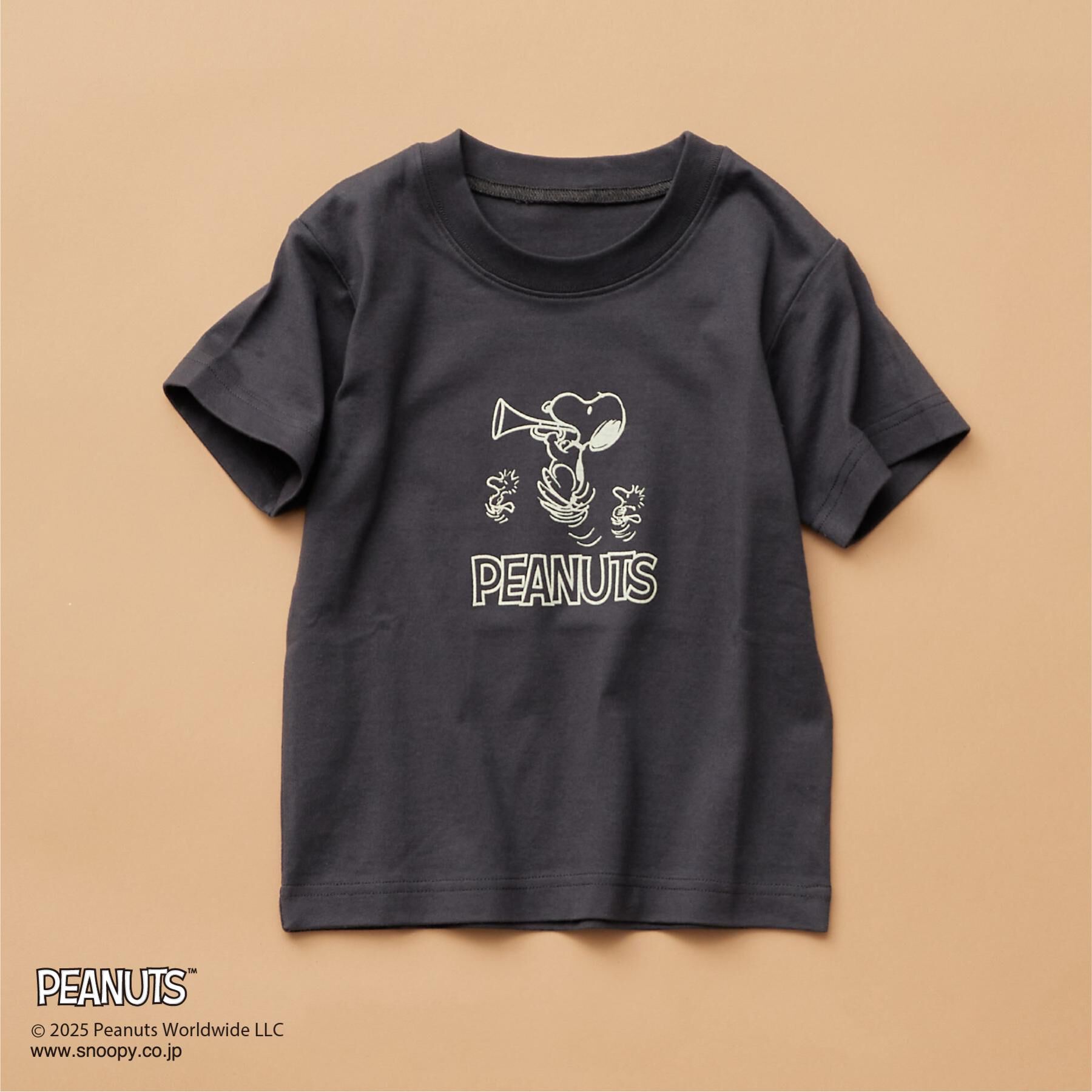 THE SHOP TK「PEANUTS 半袖Tシャツ 75周年／【110-150】ママ・パパとおそろい」|Tシャツ・カットソー|スミクロ(118)