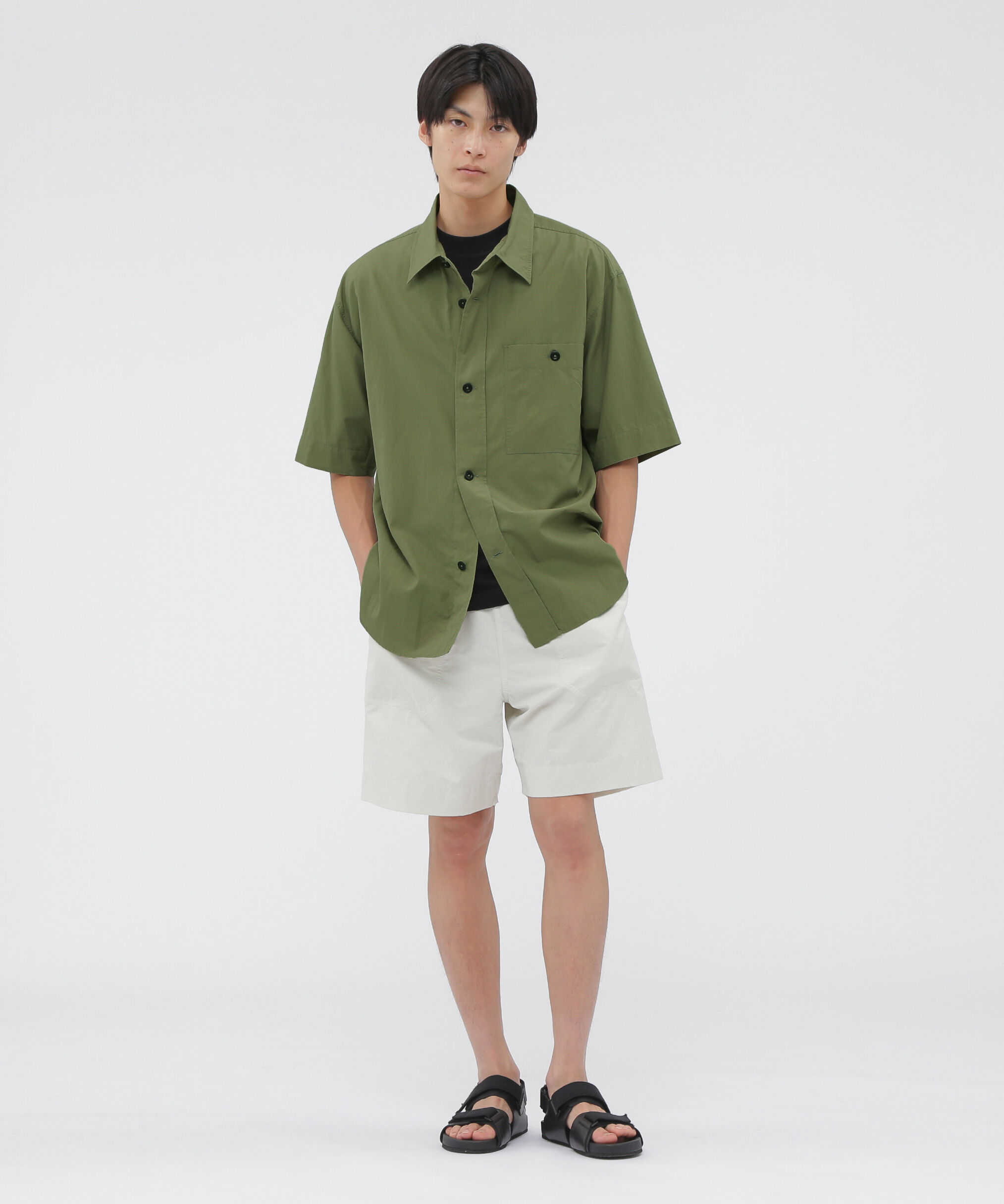 MHL.「LIGHTWEIGHT COTTON NYLON TWILL TROUSERS」|その他|ECRU2