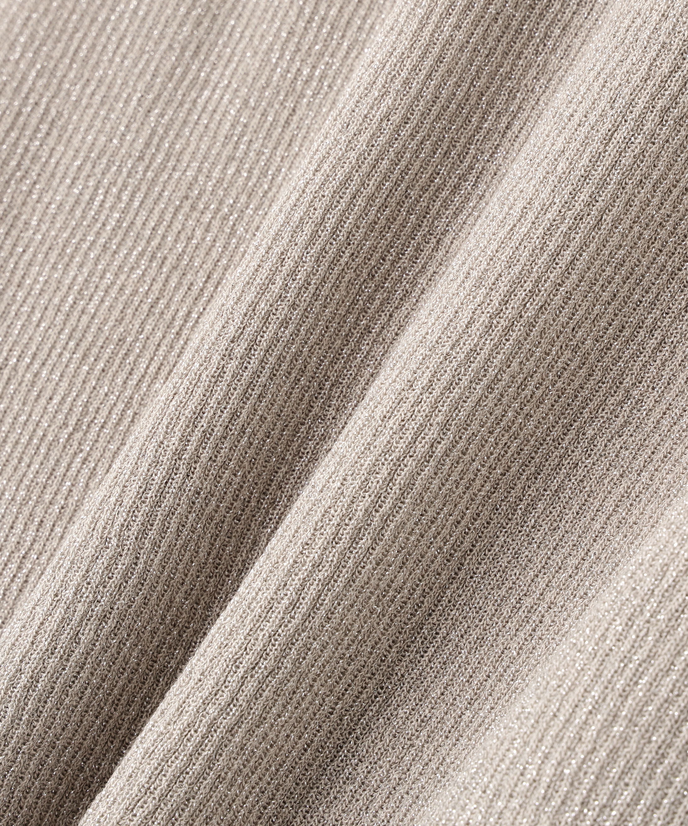  「ラメリブボートネックニット」|ニット・セーター|