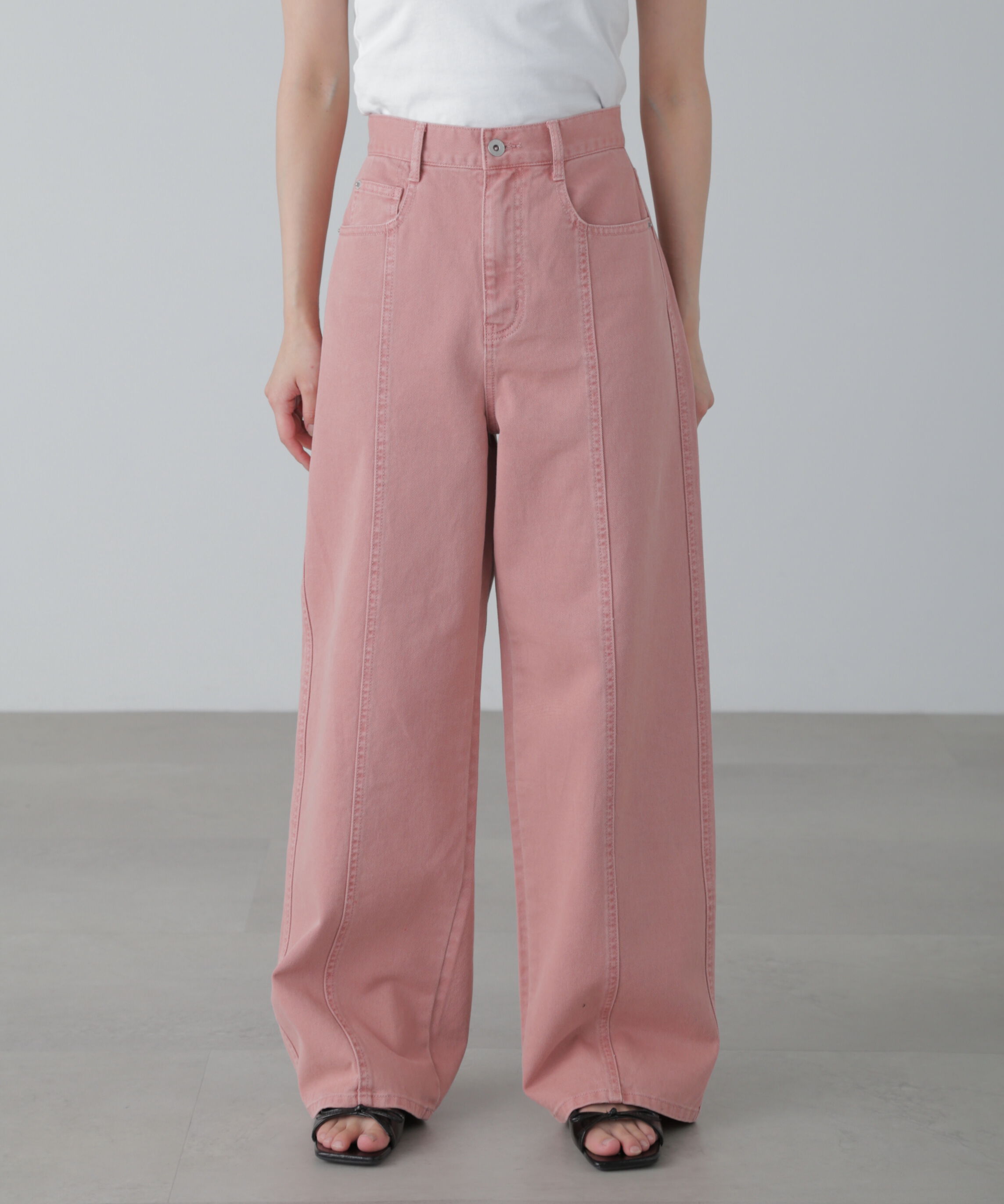  「ワイドストレートカラーパンツ」|その他|