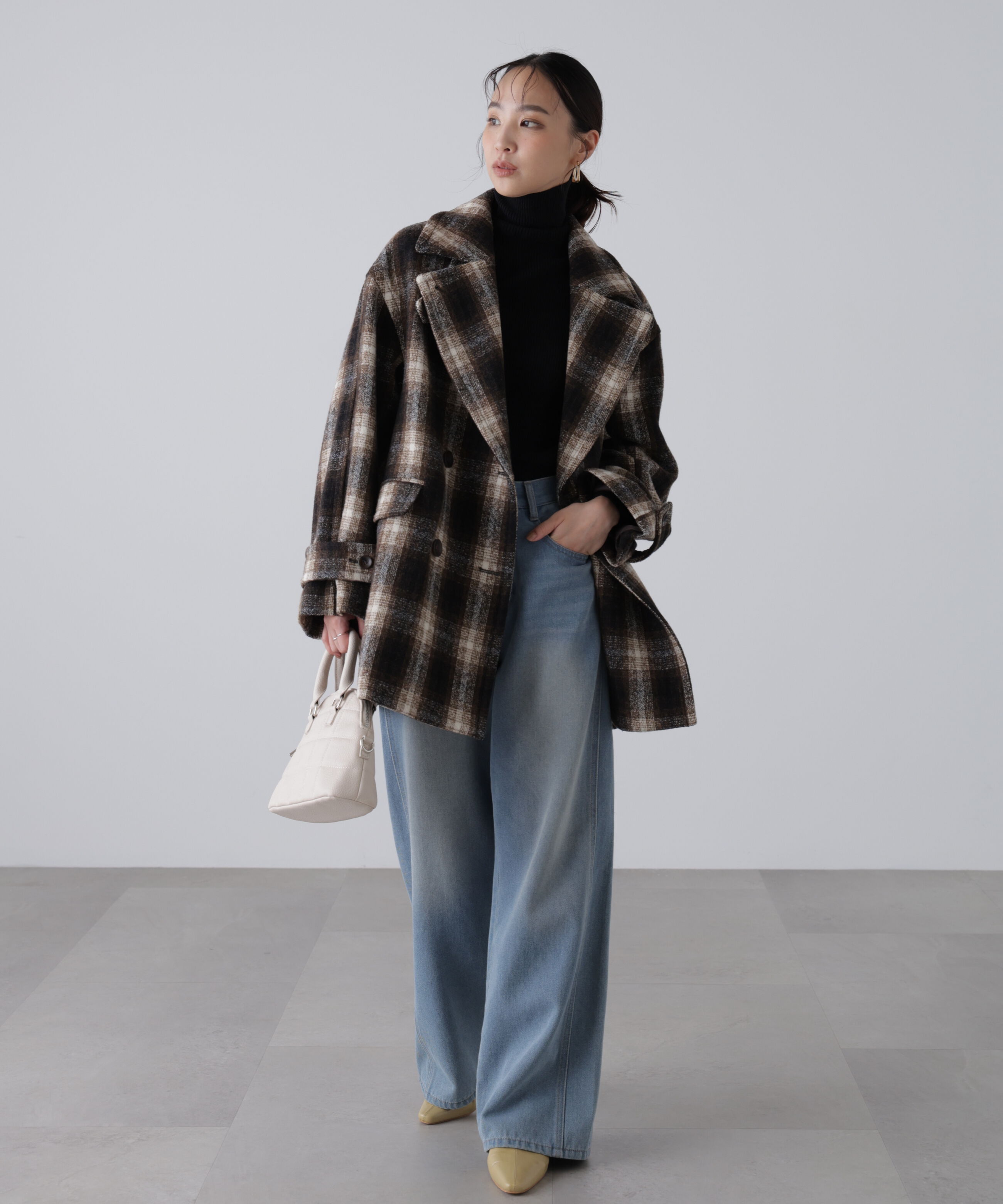  「タートルネックリブニット」|ニット・セーター|