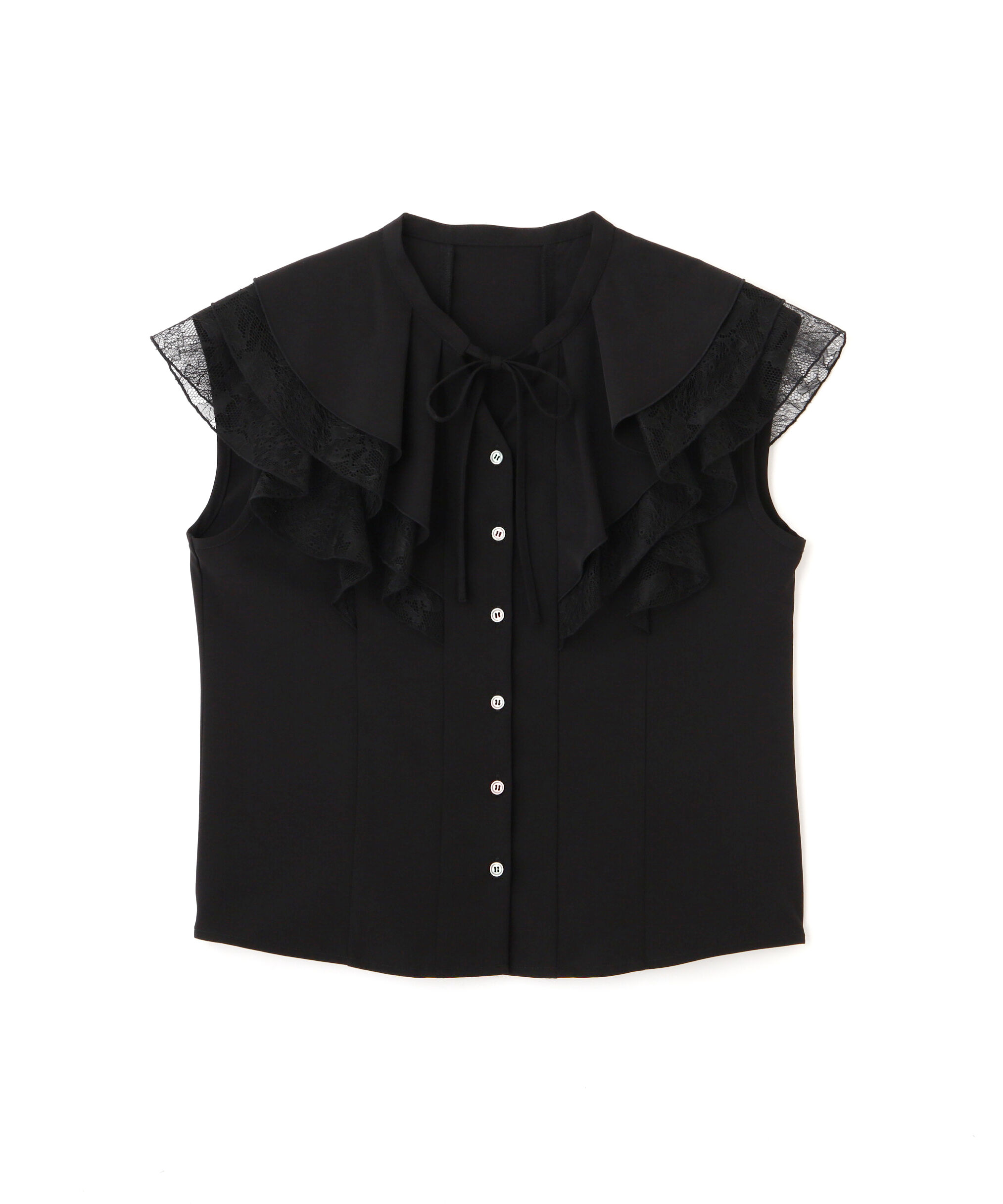  「ケープフリルフレアスリーブブラウス」|シャツ・ブラウス|