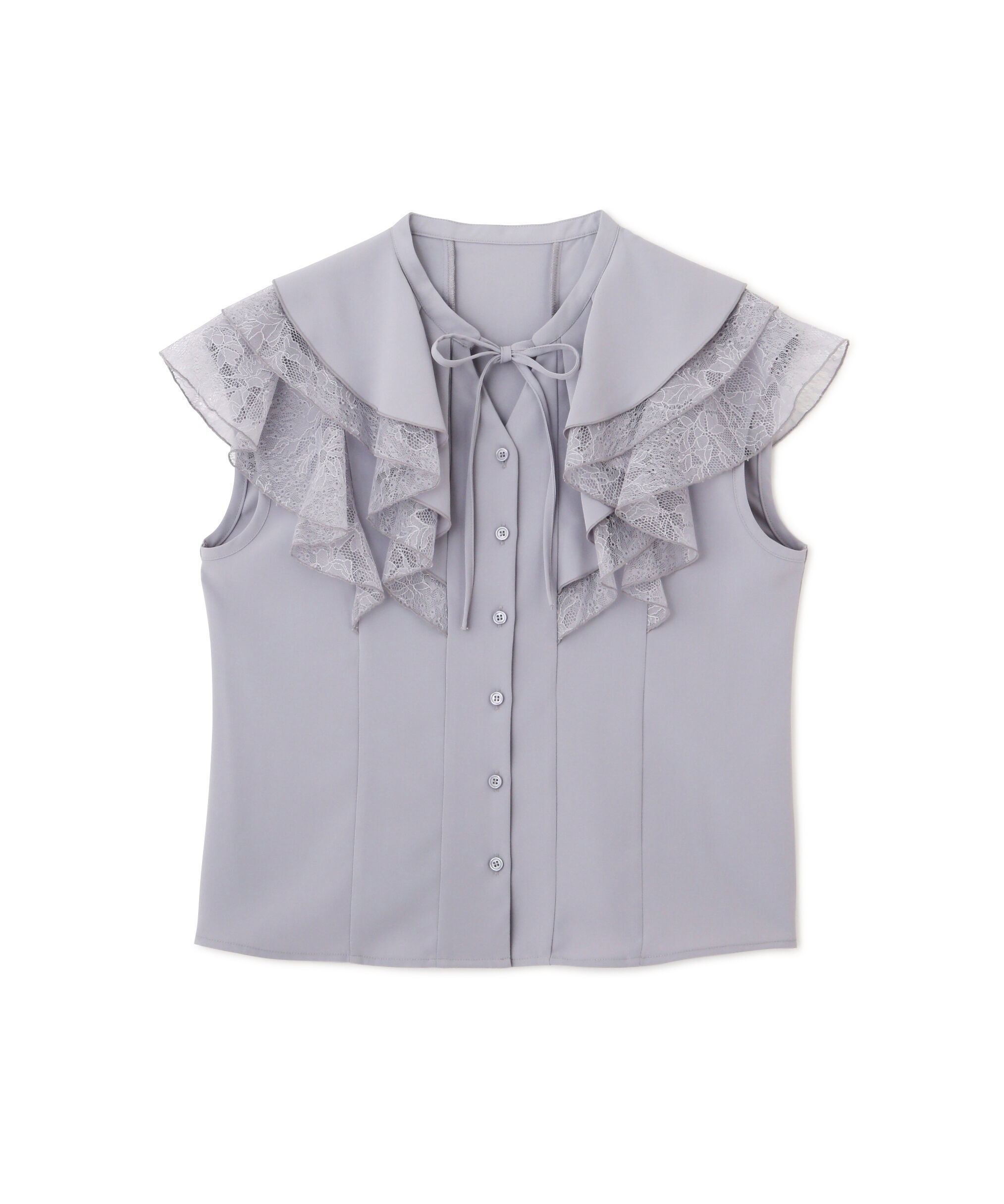  「ケープフリルフレアスリーブブラウス」|シャツ・ブラウス|