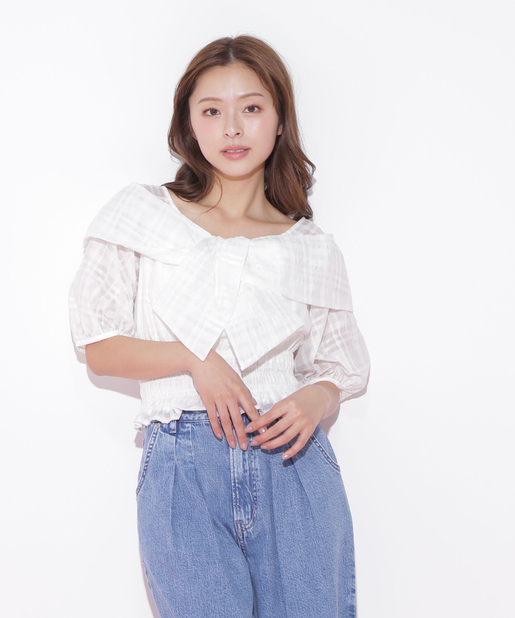  「ビッグリボンブラウス」|シャツ・ブラウス|