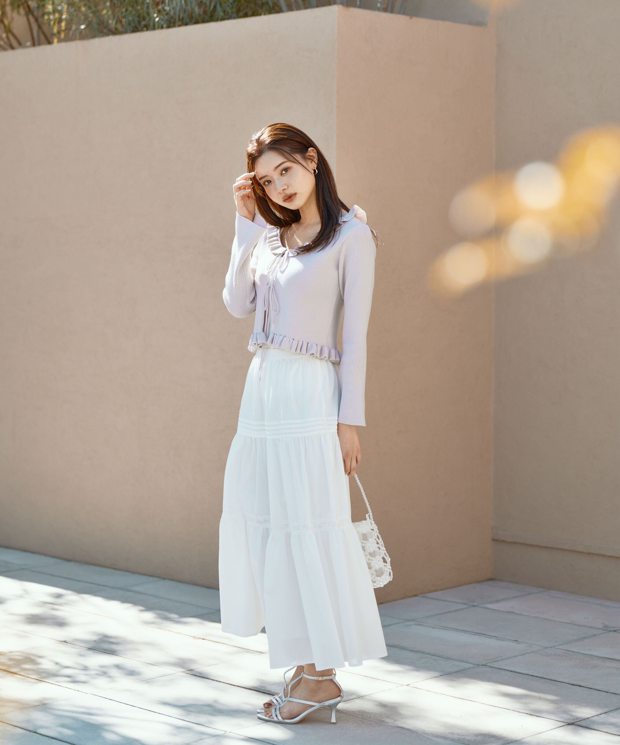 PROPORTION BODY DRESSING「《EDIT COLOGNE》ローンレーススカート」|スカート|