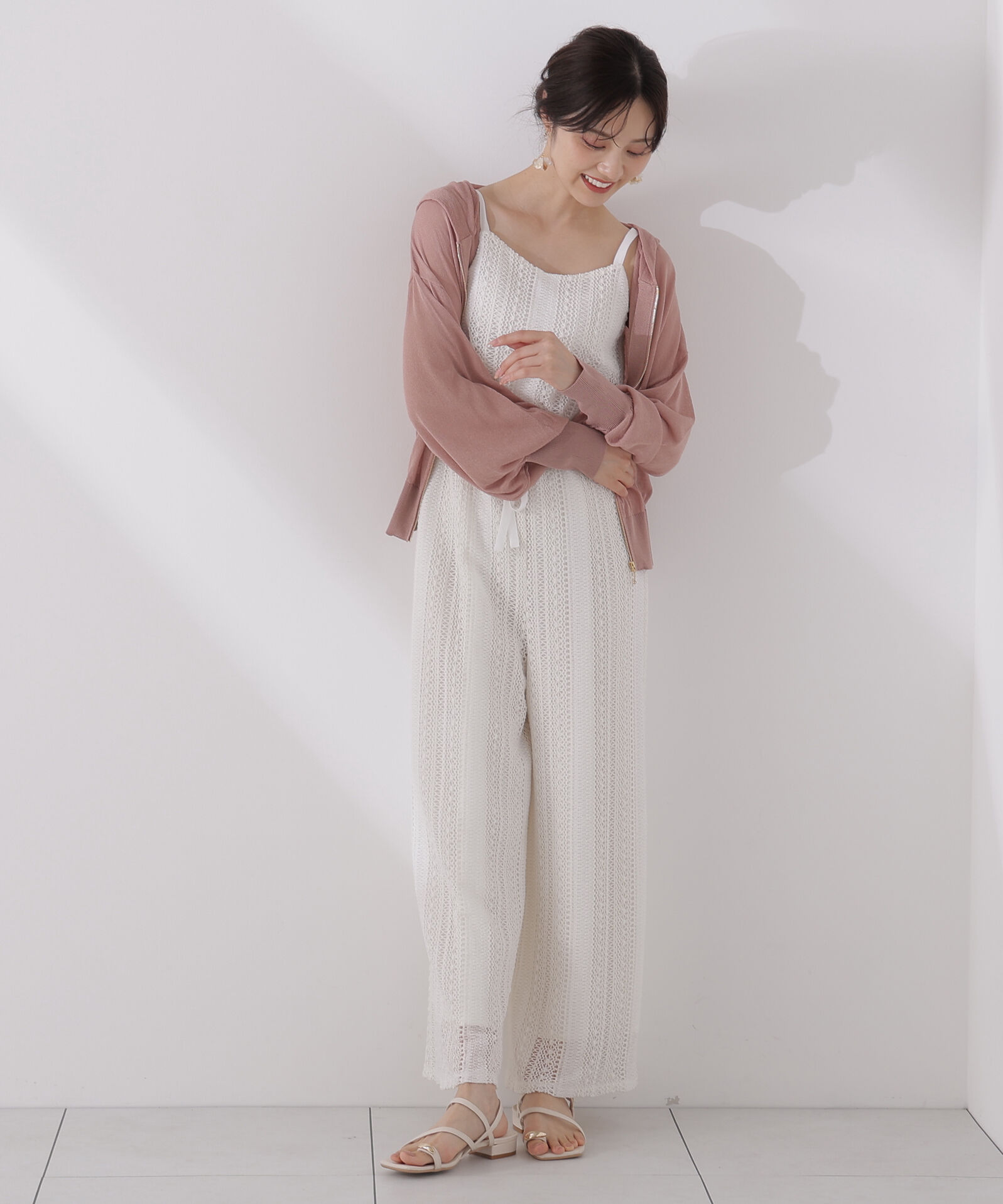 PROPORTION BODY DRESSING「シアーニットパーカーアンサンブル」|ニット・セーター|