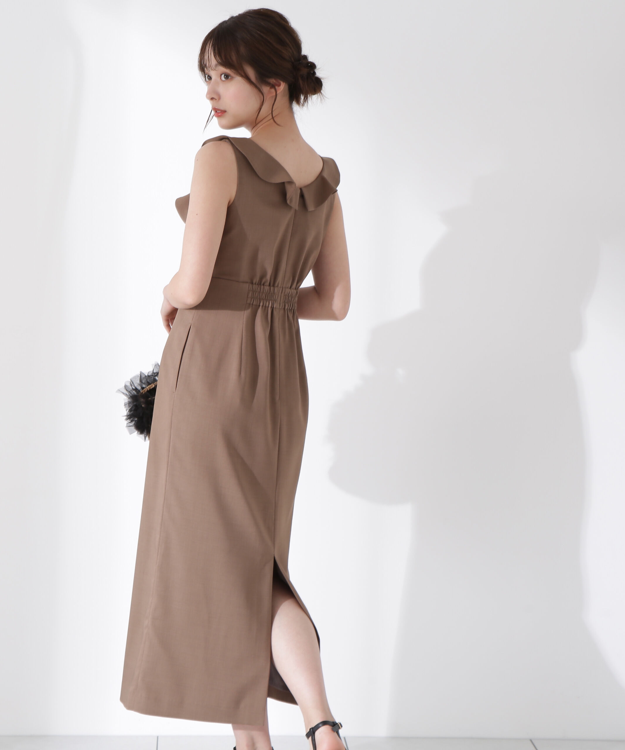 PROPORTION BODY DRESSING「ラッフルナローワンピース」|ワンピース|