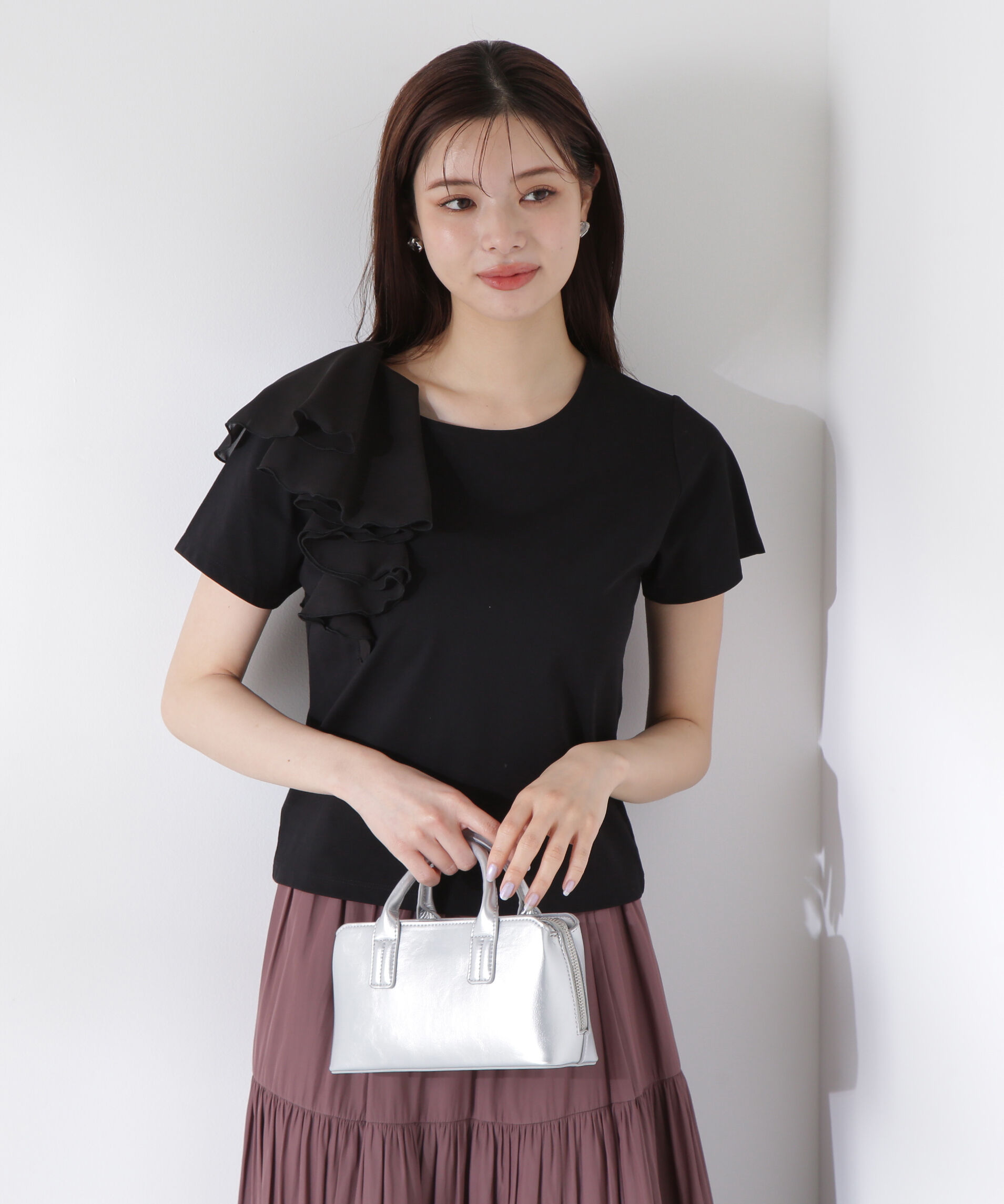 PROPORTION BODY DRESSING「アシメフリルカットソー」|Tシャツ・カットソー|