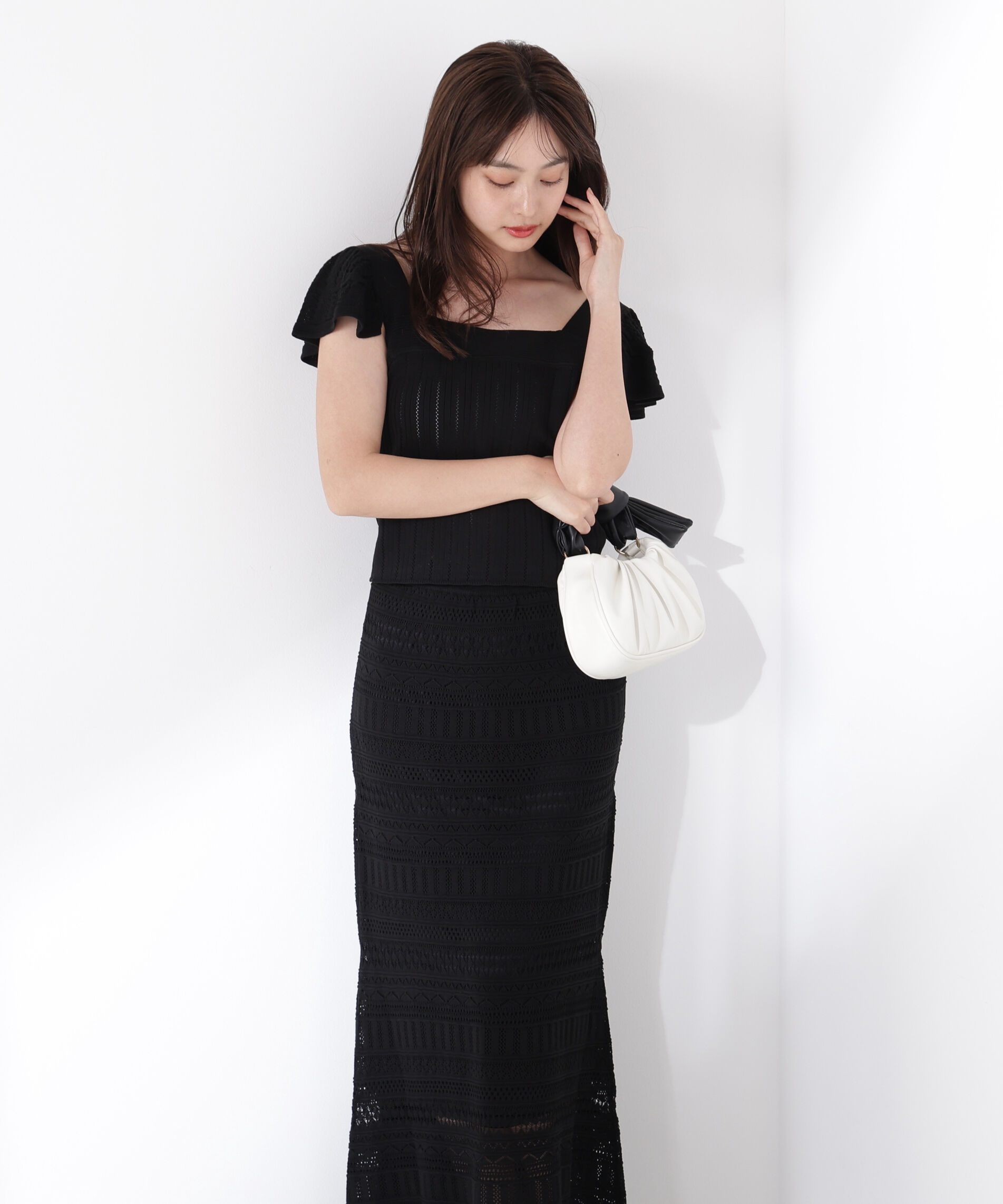 PROPORTION BODY DRESSING「透かし編 SETUP」|ワンピース|