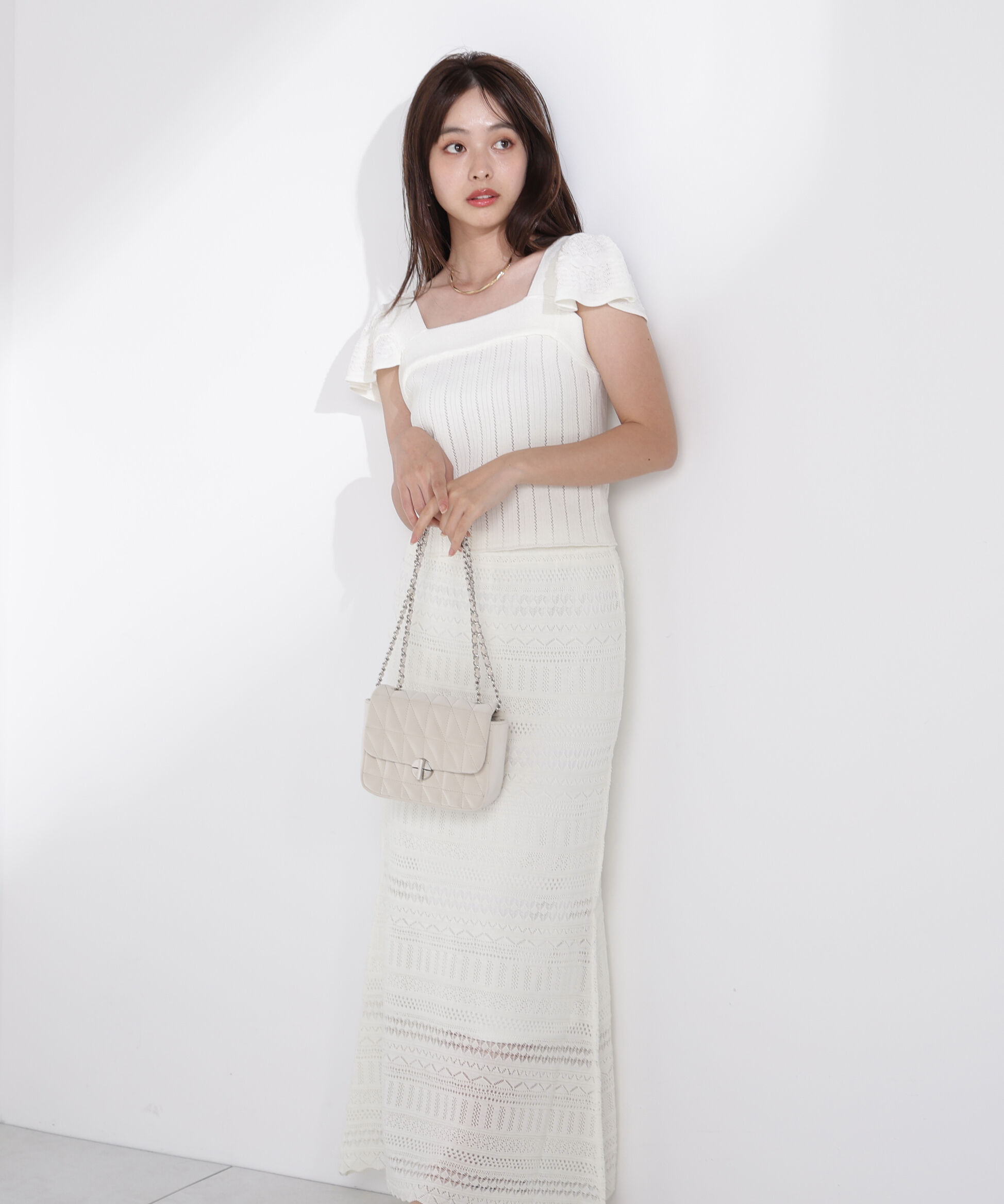 PROPORTION BODY DRESSING「透かし編 SETUP」|ワンピース|