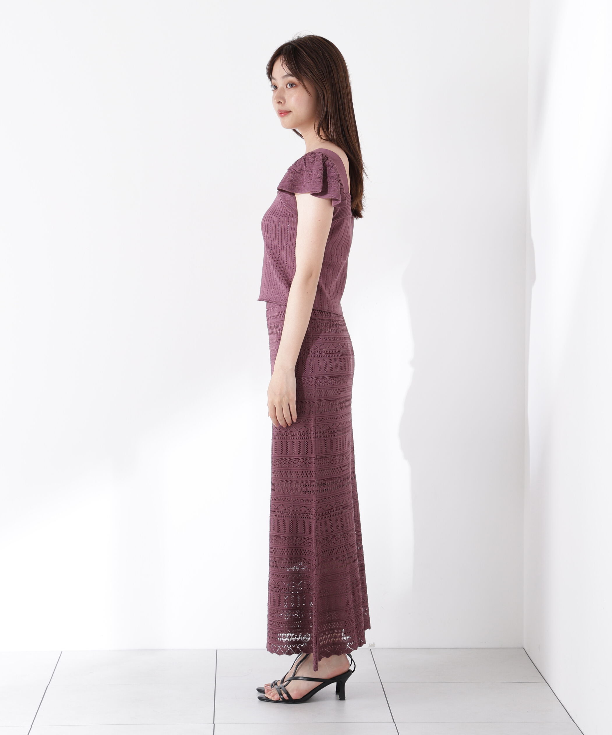 PROPORTION BODY DRESSING「透かし編 SETUP」|ワンピース|