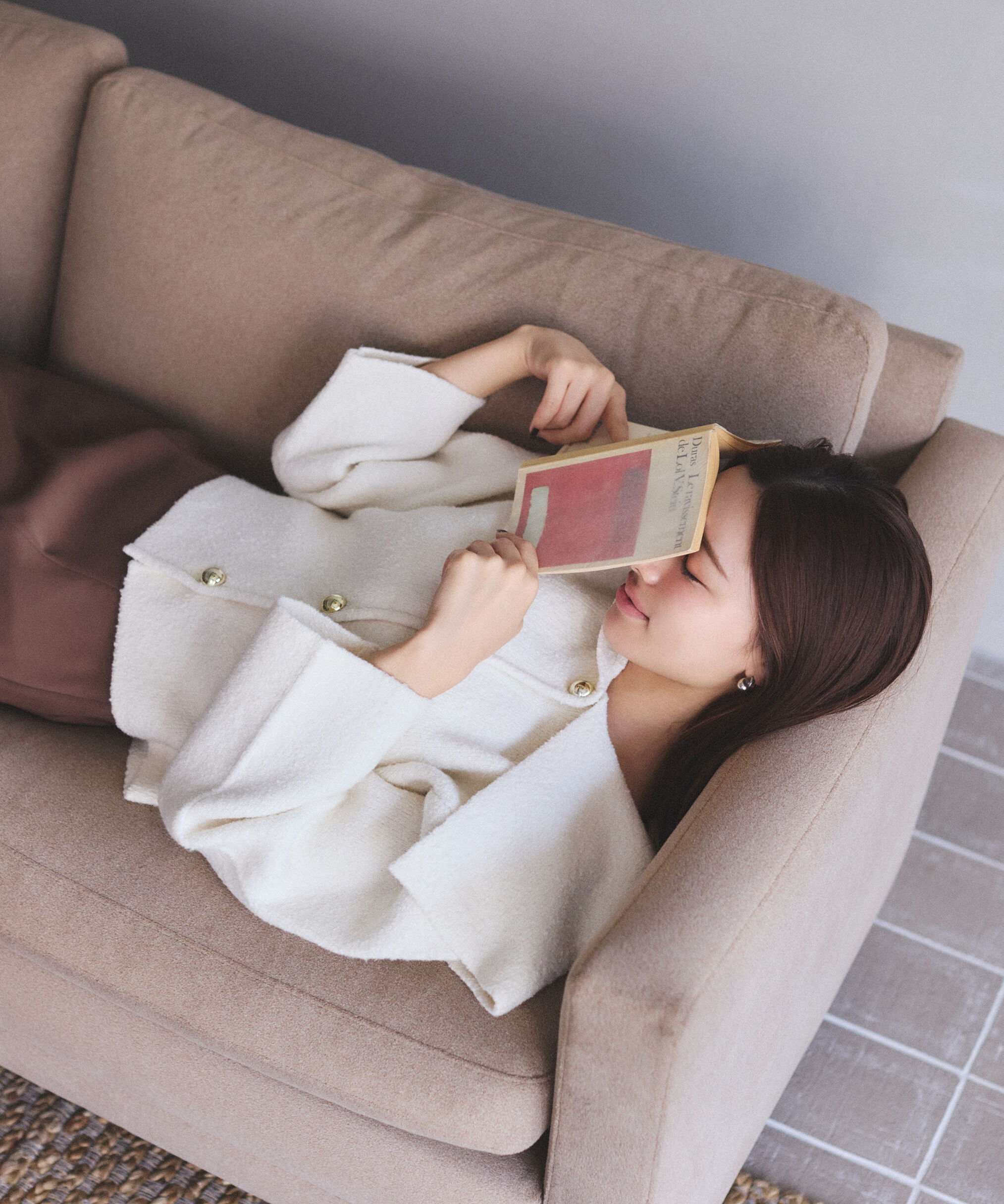 PROPORTION BODY DRESSING「ビッグカラーカーディガン 25AW」|カーディガン|