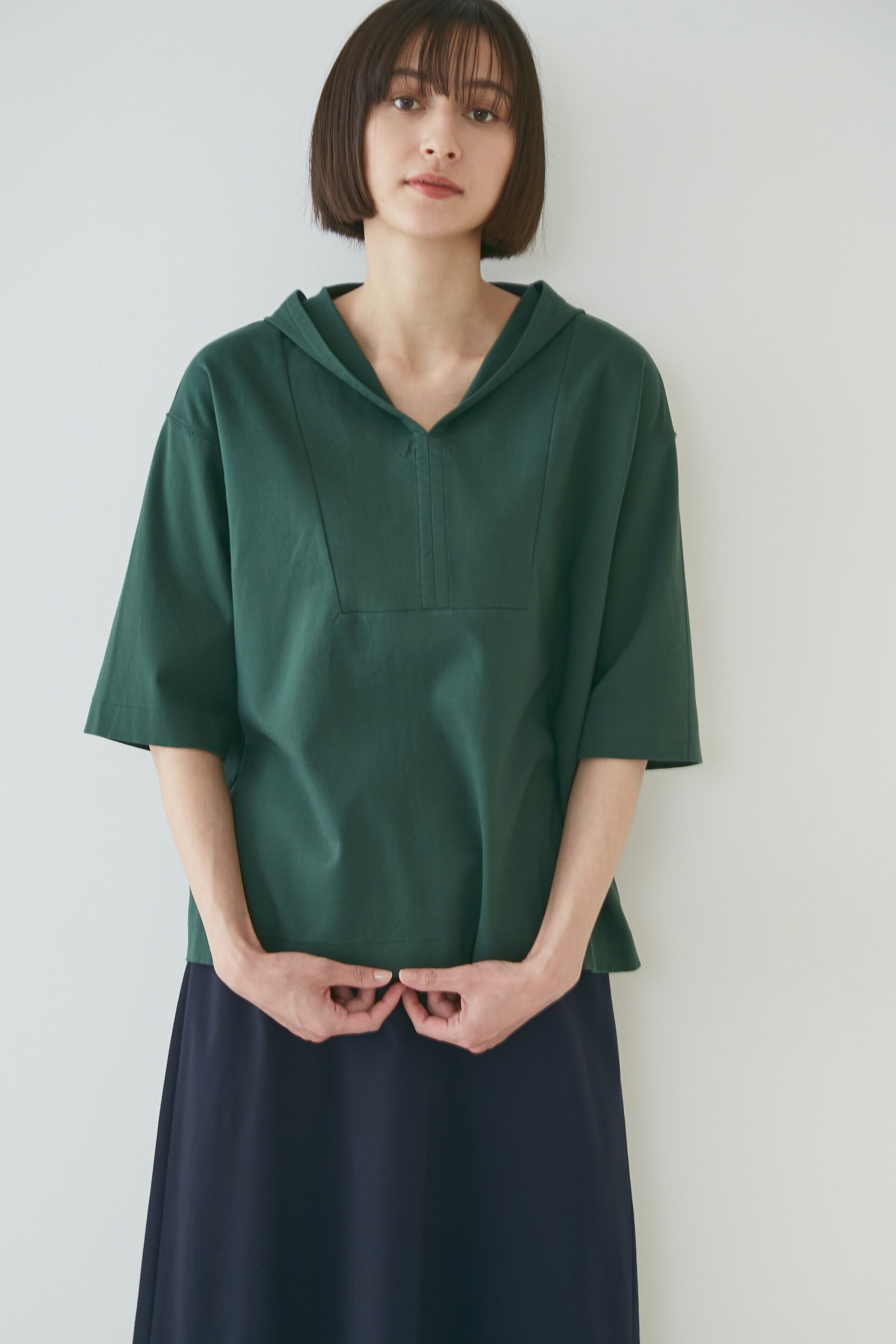  「◆フーディプルオーバー」|Tシャツ・カットソー|グリーン