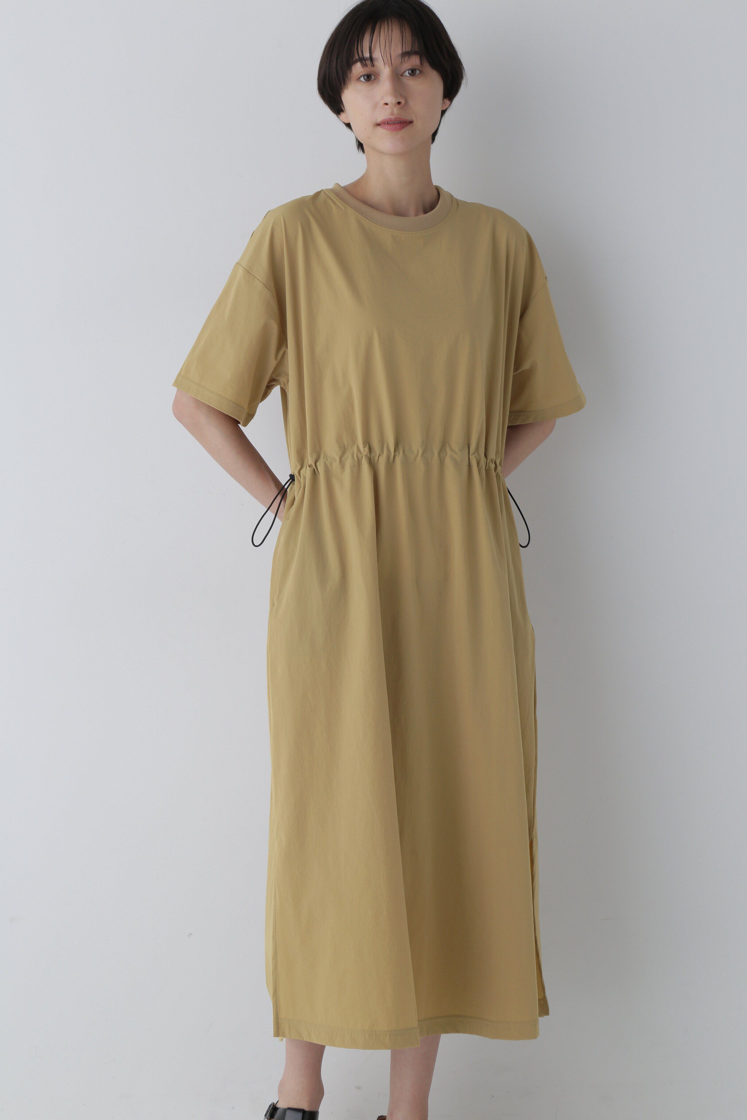  「◆　Ｔシャツワンピース」|ワンピース|ベージュ